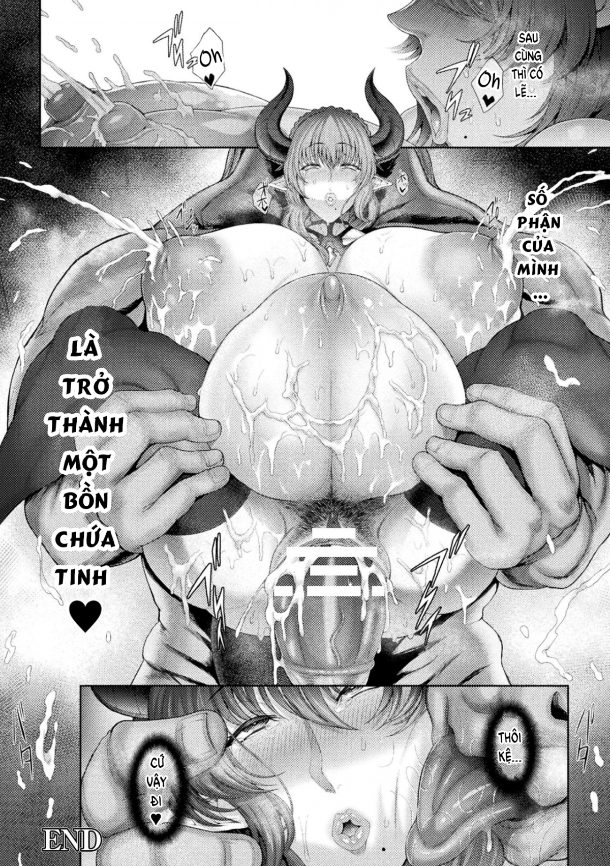 Đọc truyện hentai Dosukebe Jukujo Maou ga Wana ni Hamatta no de Tanetsukeshitemita - Oneshot