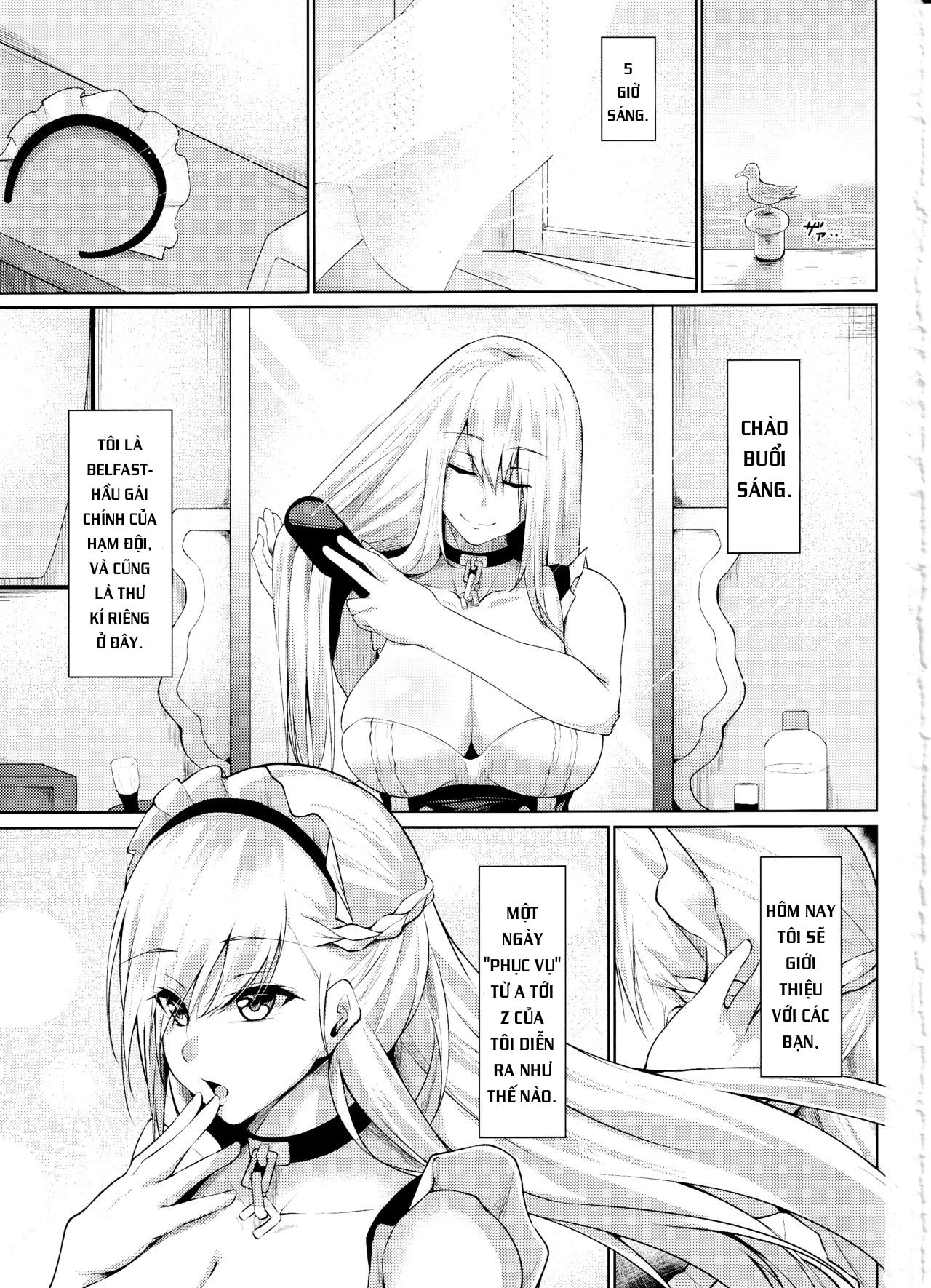 Đọc truyện hentai Belfast ni Amaetai!! (Azur Lane) - Oneshot