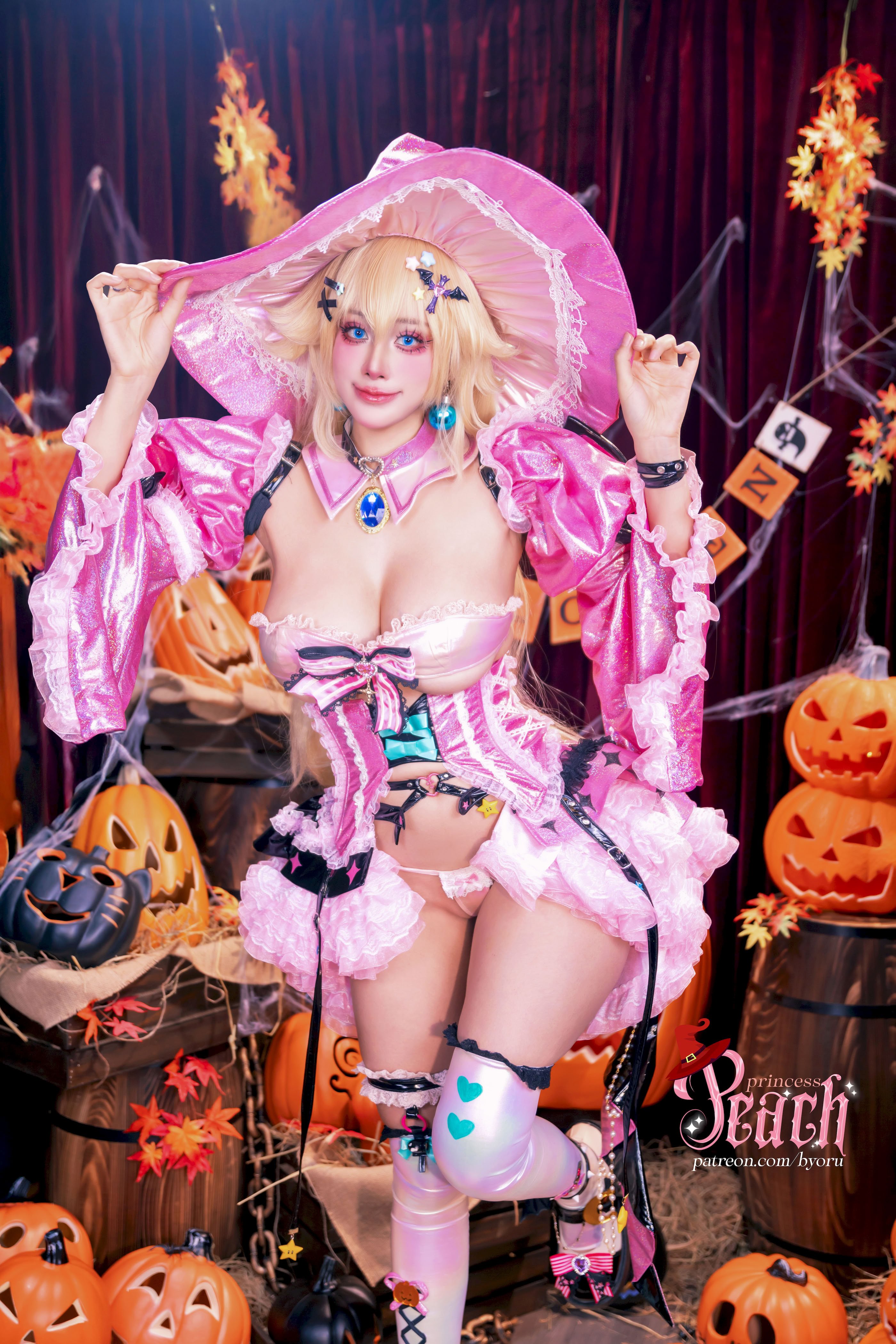 Đọc truyện hentai Tuyển tập Albums siêu phẩm Cosplay - Chap 1257 - Byoru - Peach princess Witch