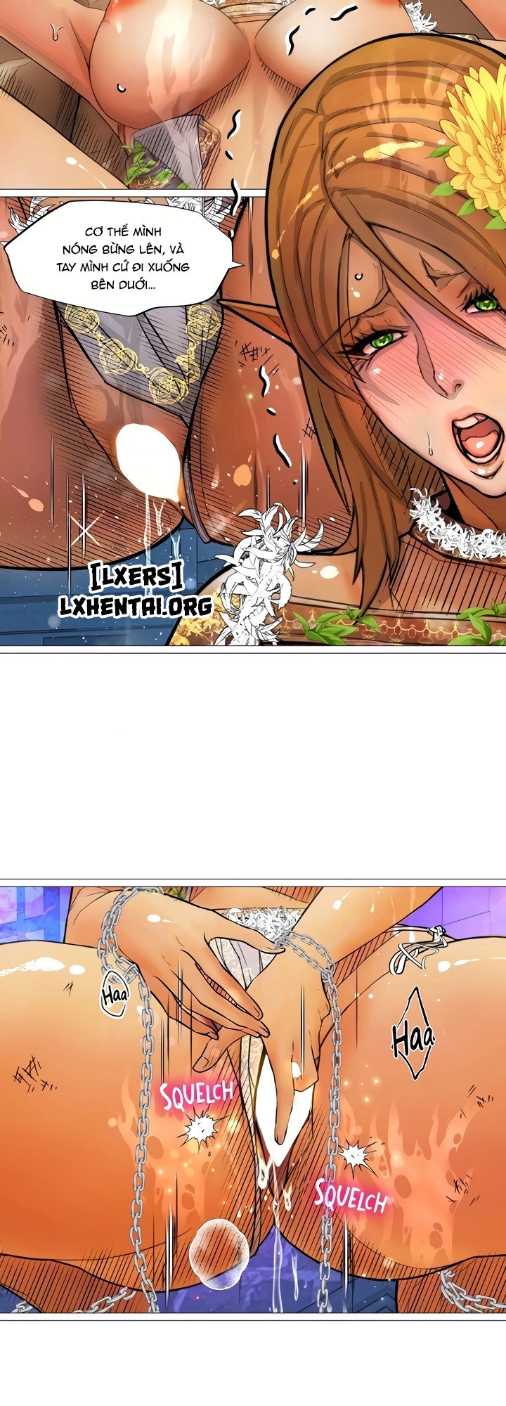 Đọc truyện hentai Nữ Hoàng Dark Elf Và Nô Lệ Orc - Chap 24