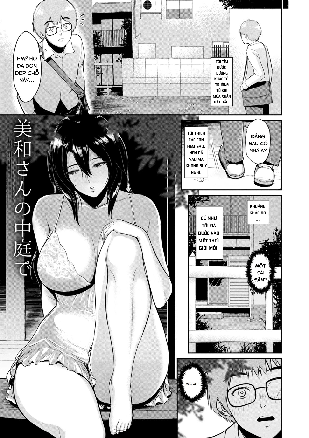 Đọc truyện hentai Trong vườn nhà Miwa-san. - Oneshot
