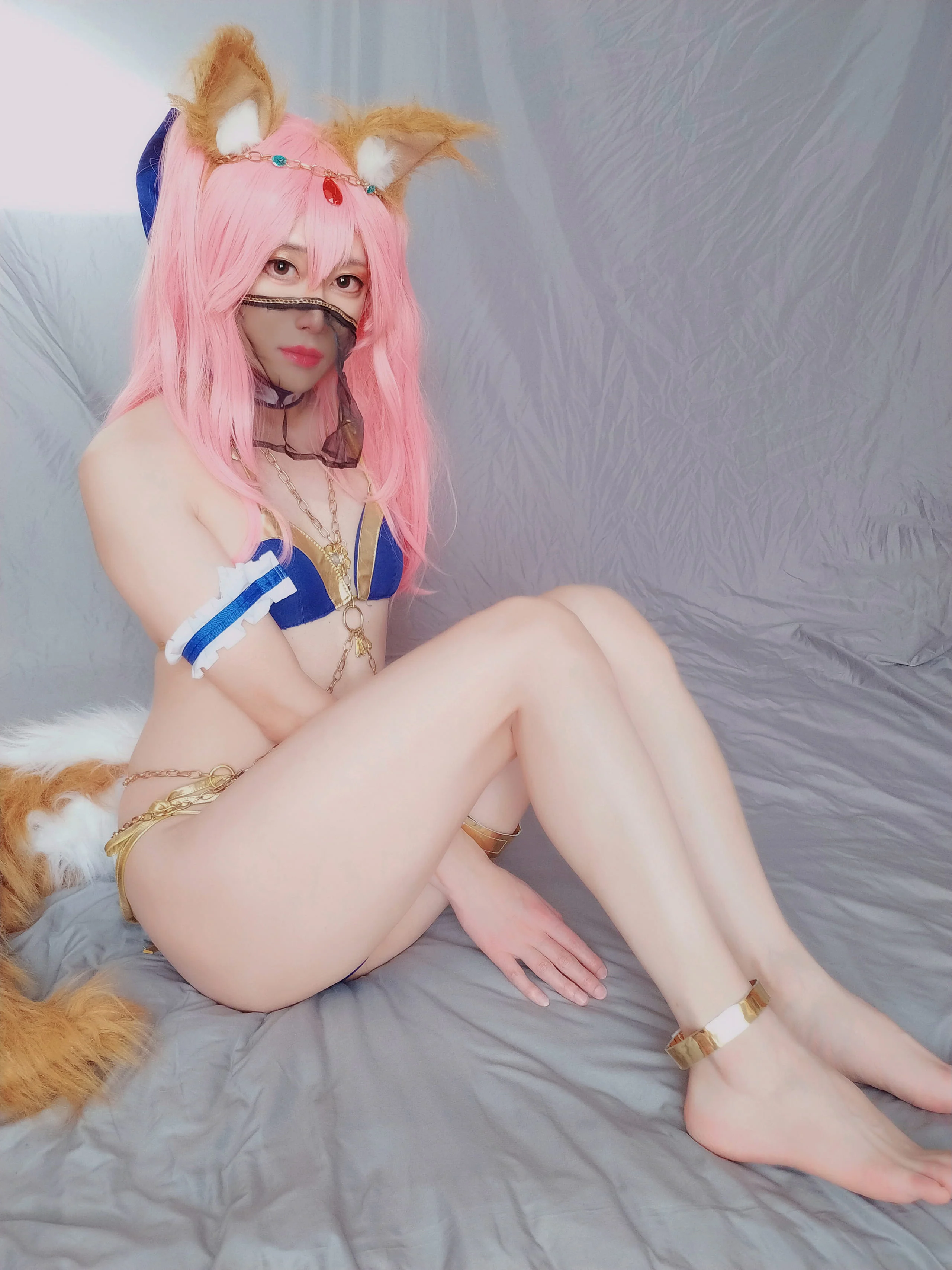Đọc truyện hentai Tuyển tập Albums siêu phẩm Cosplay - Chap 677 - Tamamo no Mae From FGO Bikini Ver