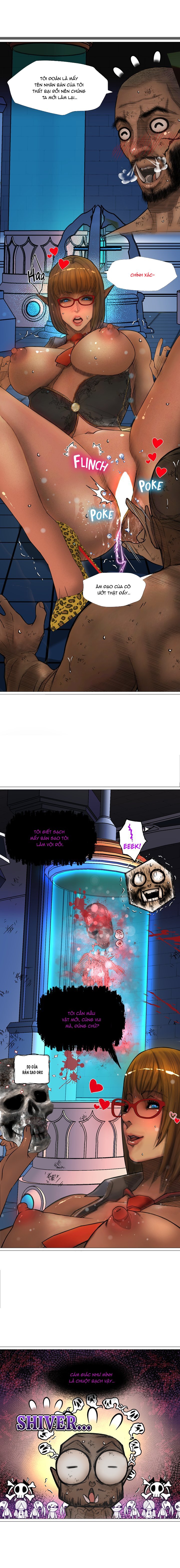 Đọc truyện hentai Nữ Hoàng Dark Elf Và Nô Lệ Orc - Chap 15