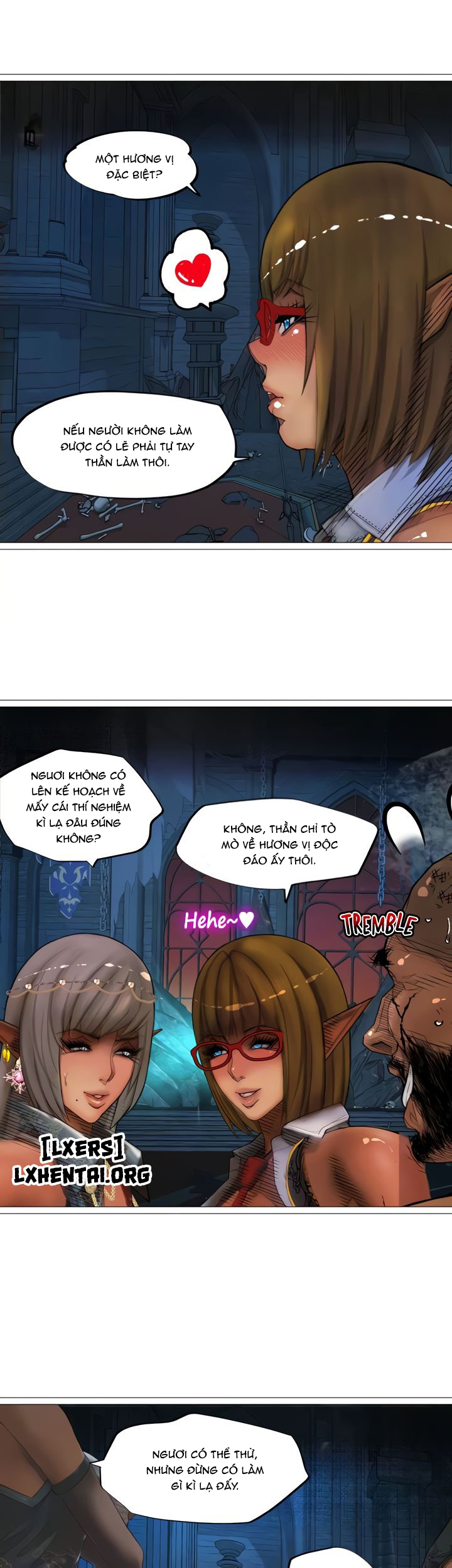 Đọc truyện hentai Nữ Hoàng Dark Elf Và Nô Lệ Orc - Chap 28