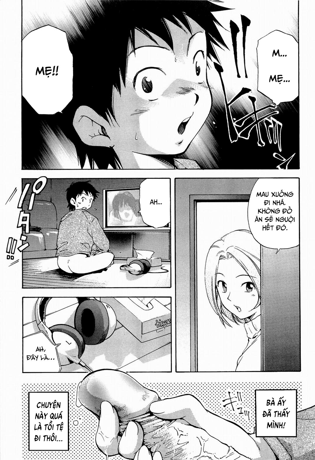 Đọc truyện hentai Khát khao mẹ và con trai - Chap 6 - Vị khách trong đêm