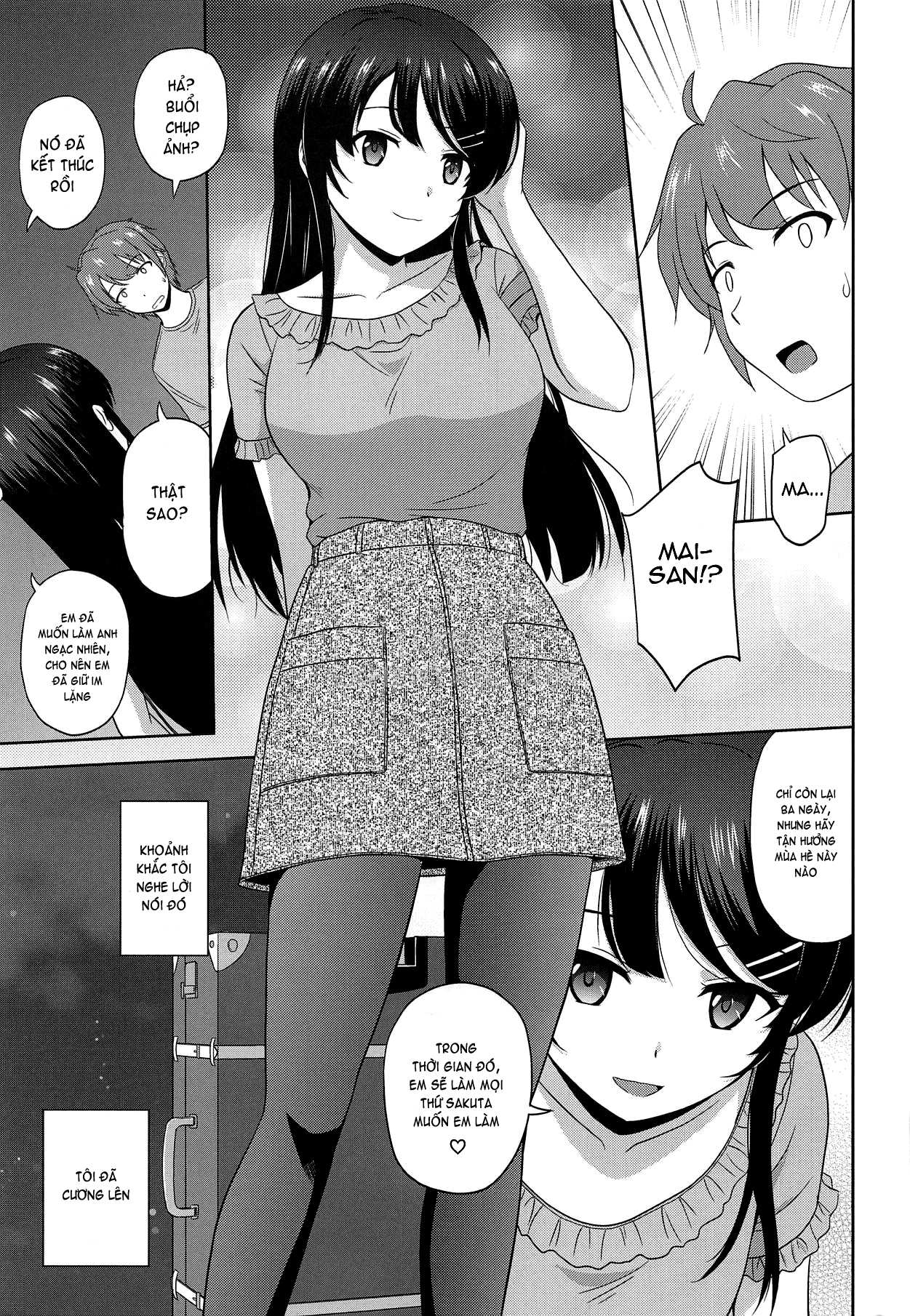 Đọc truyện hentai Thương Em! (Đú trend xíu) - Chap 1: Tạm biệt đời trai tân cùng Mai-san~ (fix 9.4.2021)