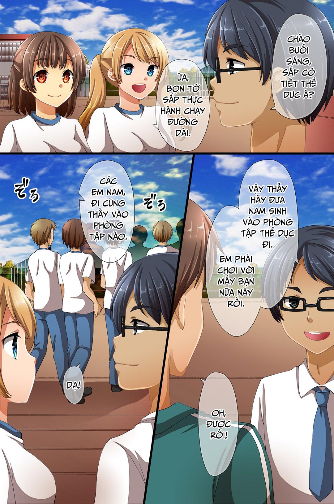 Đọc truyện hentai Thống trị cả ngôi trường - Mọi người đều bị thôi miên - Chap 3A