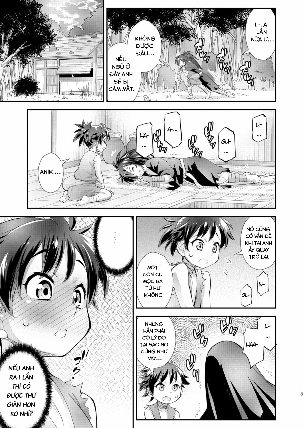 Đọc truyện hentai Chinpo ga Modotta Aniki to Futanari ni Nacchimatta Oira no Maki (Dororo) - Oneshot