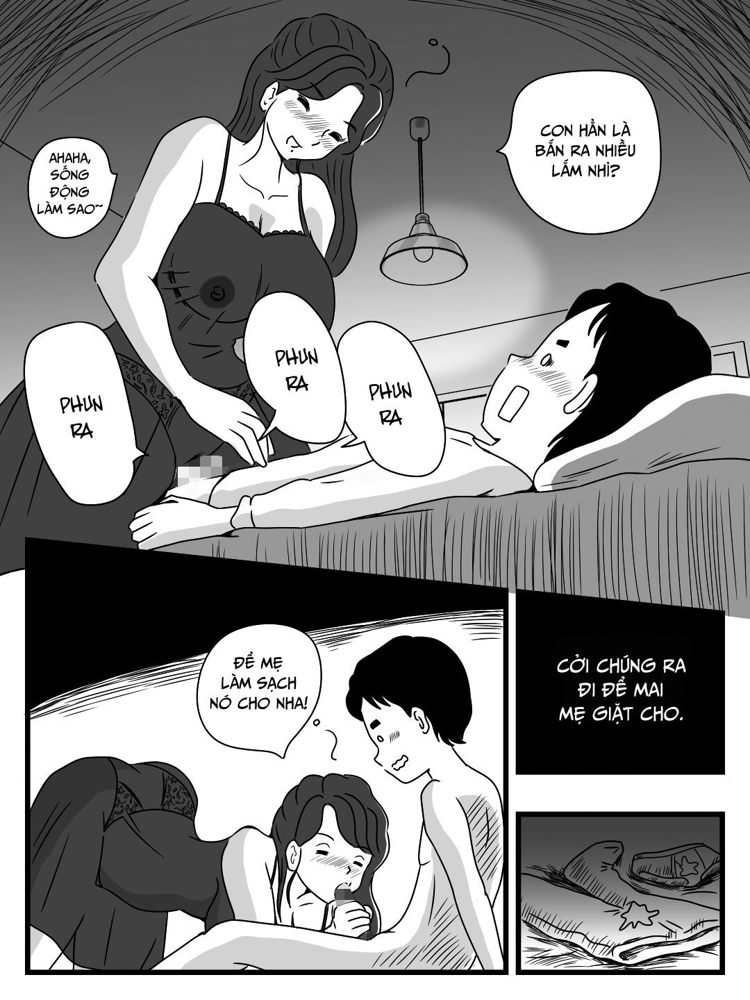Đọc truyện hentai Beer o Nomu to Inran ni Naru Kaa-san to Yareta Hanashi - Oneshot