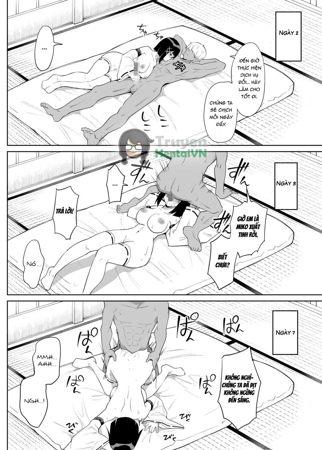 Đọc truyện hentai Kanojo wa Miko toshite Netorare Nakadashi Sareta - Oneshot