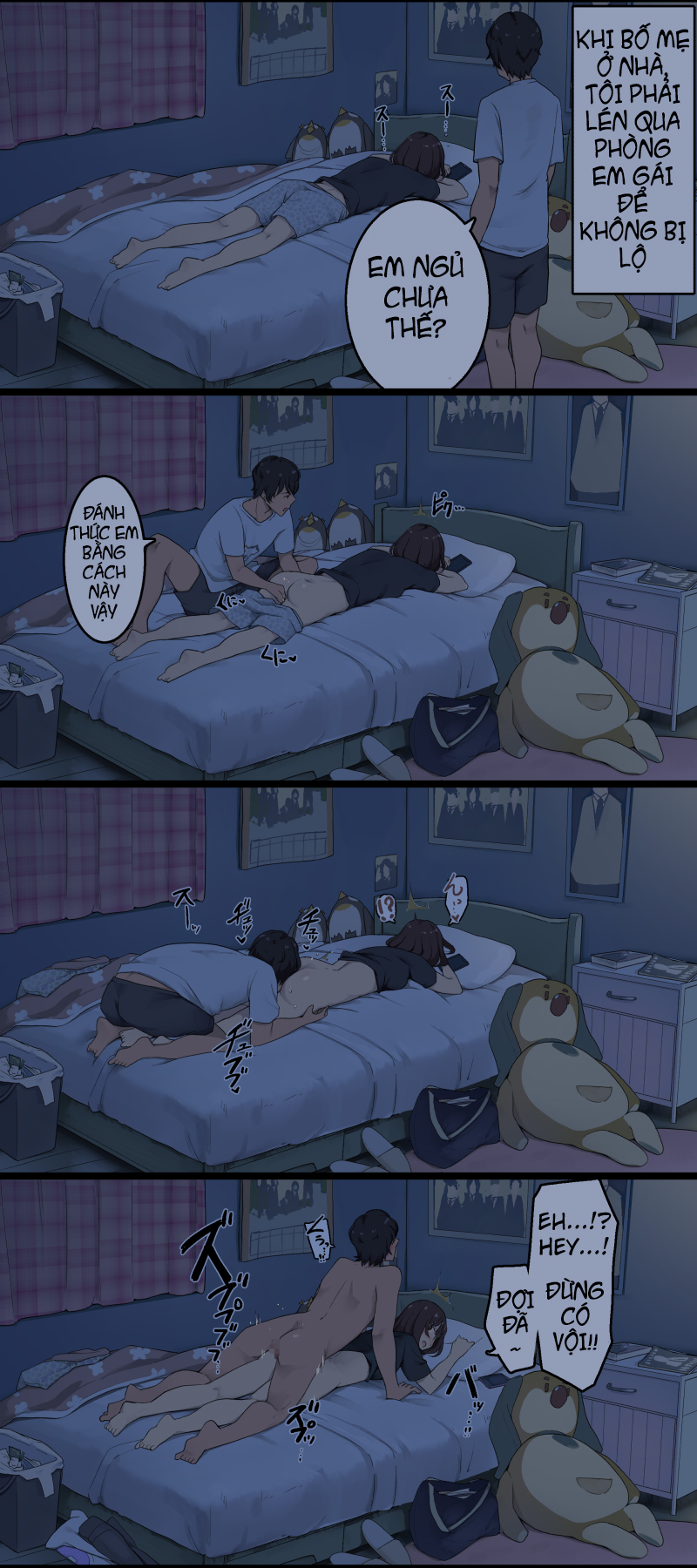 Đọc truyện hentai Khi Bố Mẹ Vắng Nhà - Oneshot