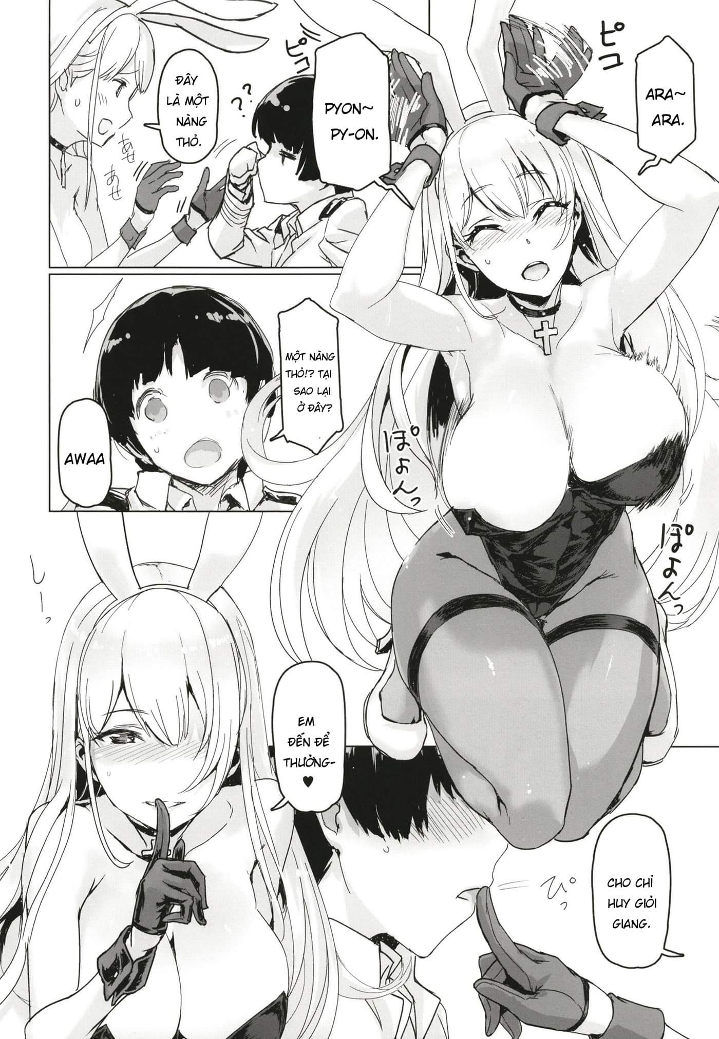 Đọc truyện hentai Shota Shikikan wa Bunny Girl Hishokan no Yume o Miru (Azur Lane) - Oneshot