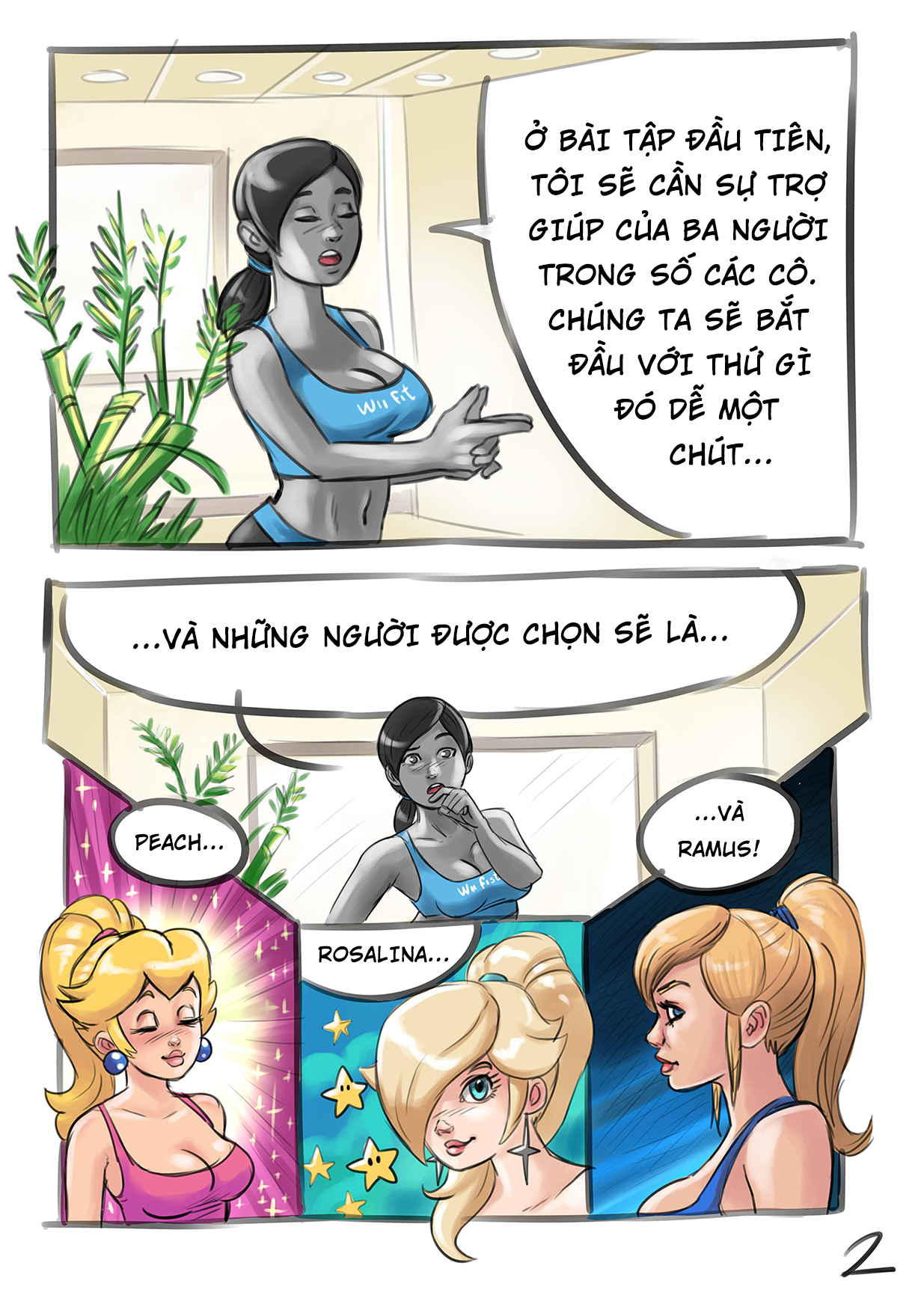 Đọc truyện hentai Lớp học yoga của các nhân vật game Wii - Oneshot