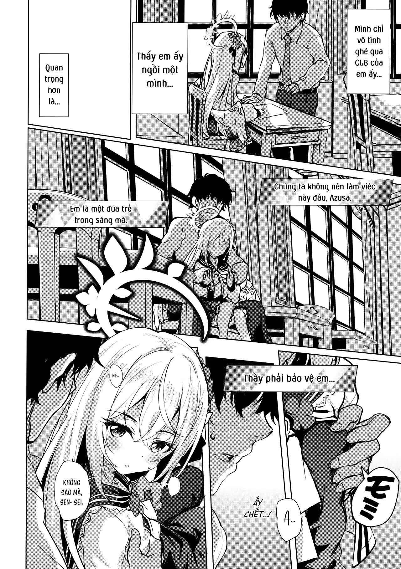 Đọc truyện hentai Bài học bổ trợ cùng Azusa - Oneshot nứng