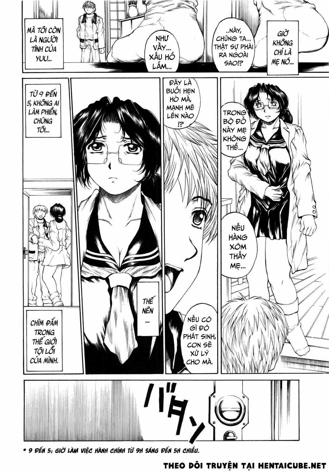 Đọc truyện hentai 9-Ji Kara 5-ji Made no Koibito - Chap 3.5