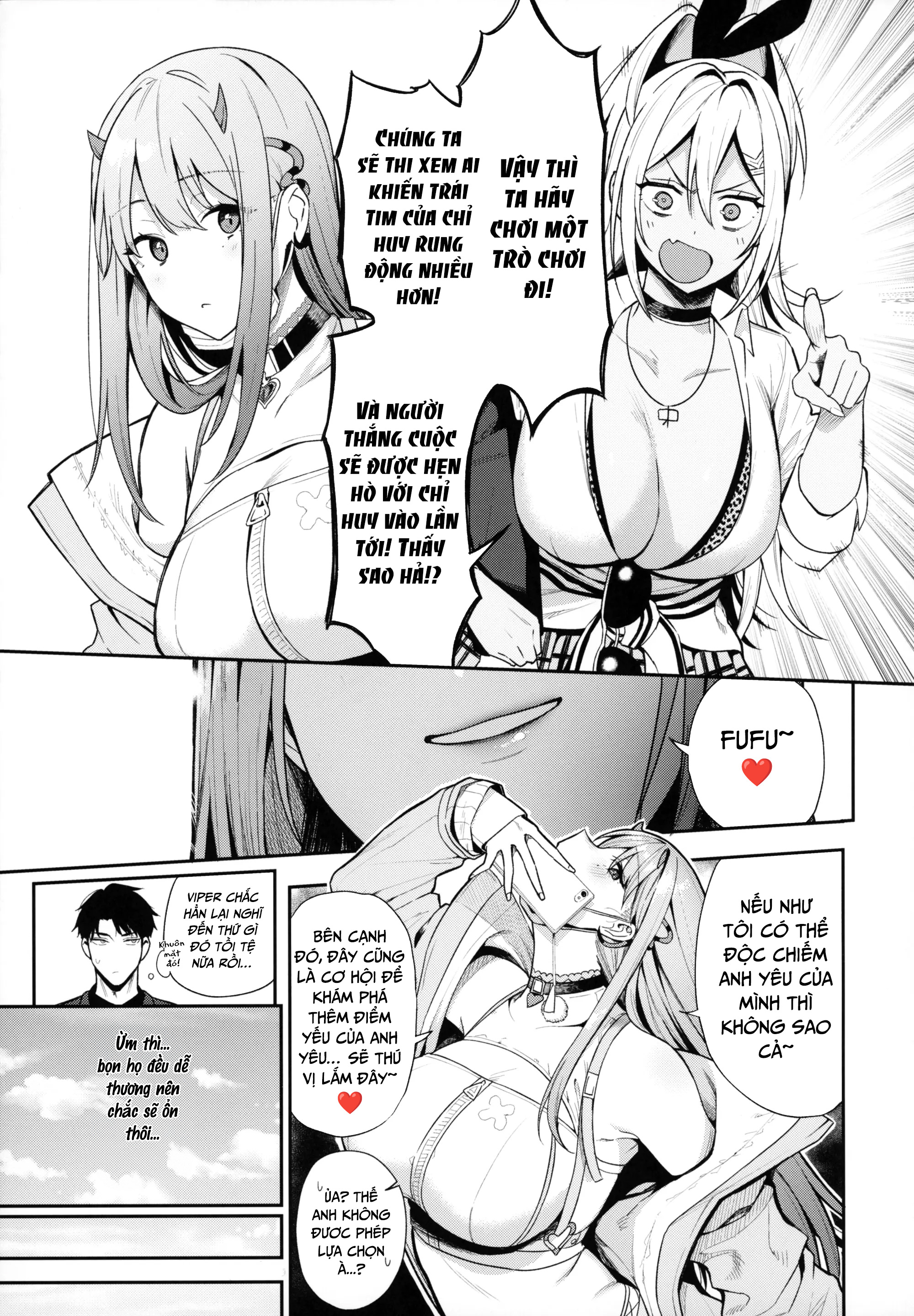 Đọc truyện hentai Cuộc thách đấu của các cô gái - Oneshot