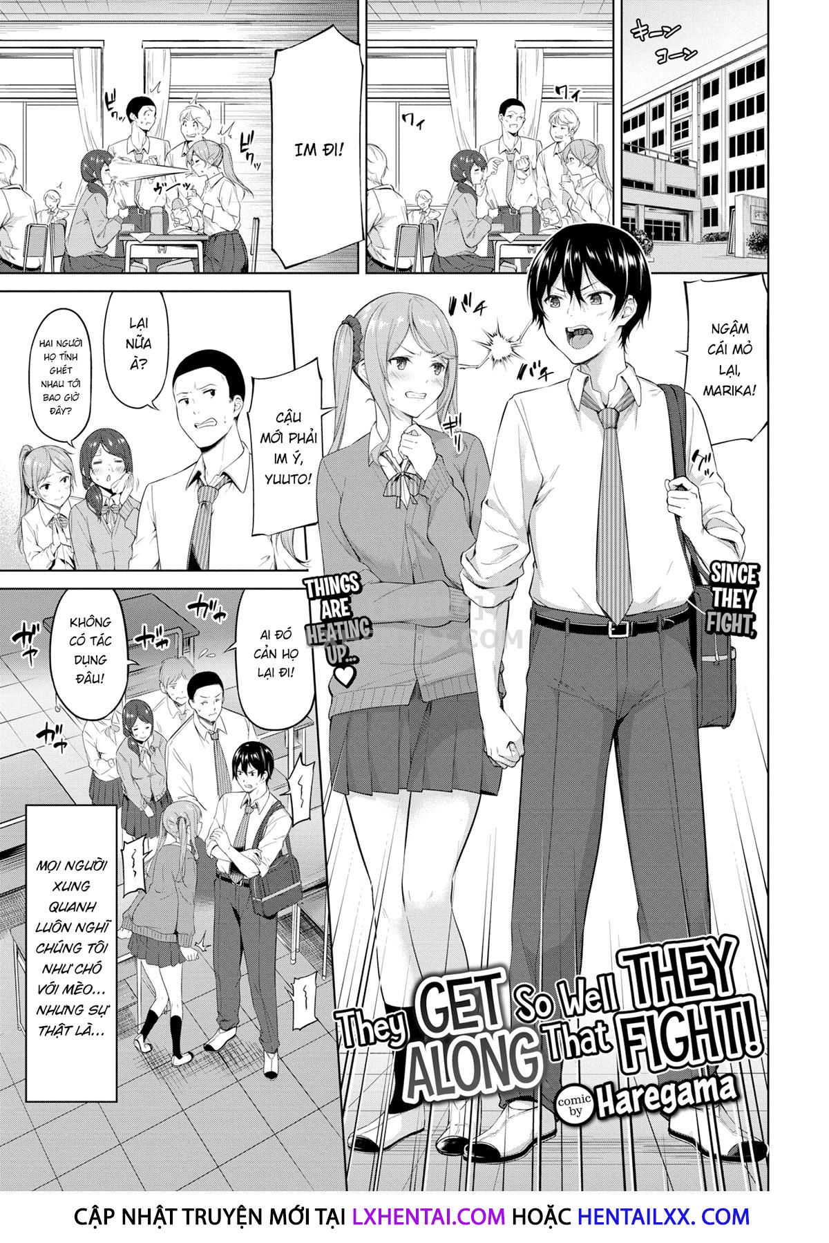 Đọc truyện hentai They Get Along So Well That They Fight! - Oneshot