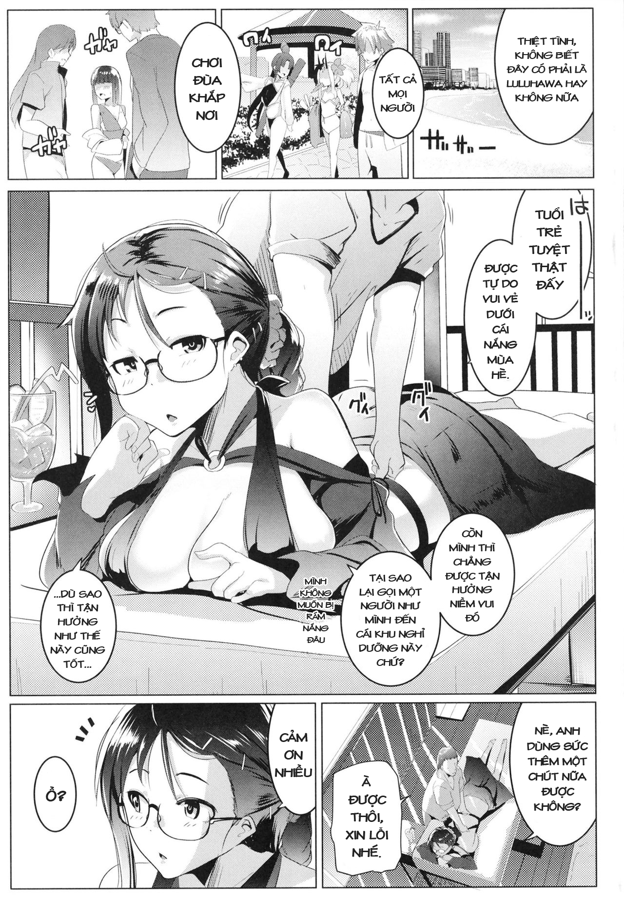 Đọc truyện hentai Tokonatsu to Megane to Rankou Osesse (Fate/Grand Order) - Oneshot