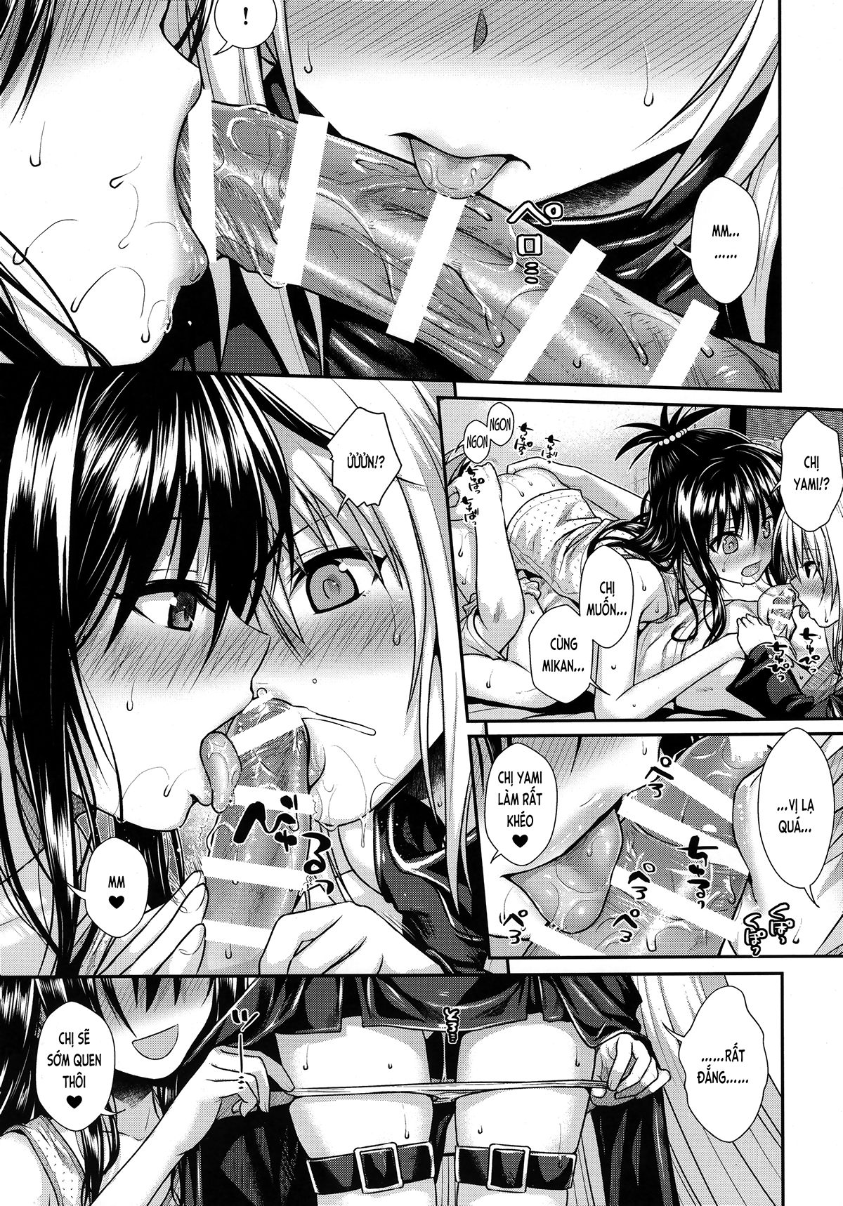 Đọc truyện hentai TRÁI CAM BÓNG ĐÊM MA THUẬT (To LOVE-Ru) - Oneshot