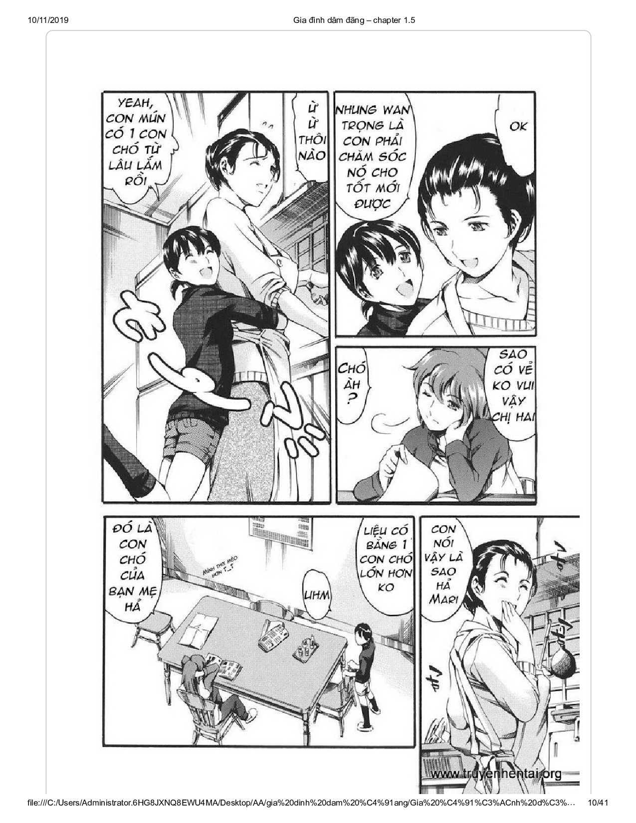 Đọc truyện hentai Katei no Jijou - Chap 2