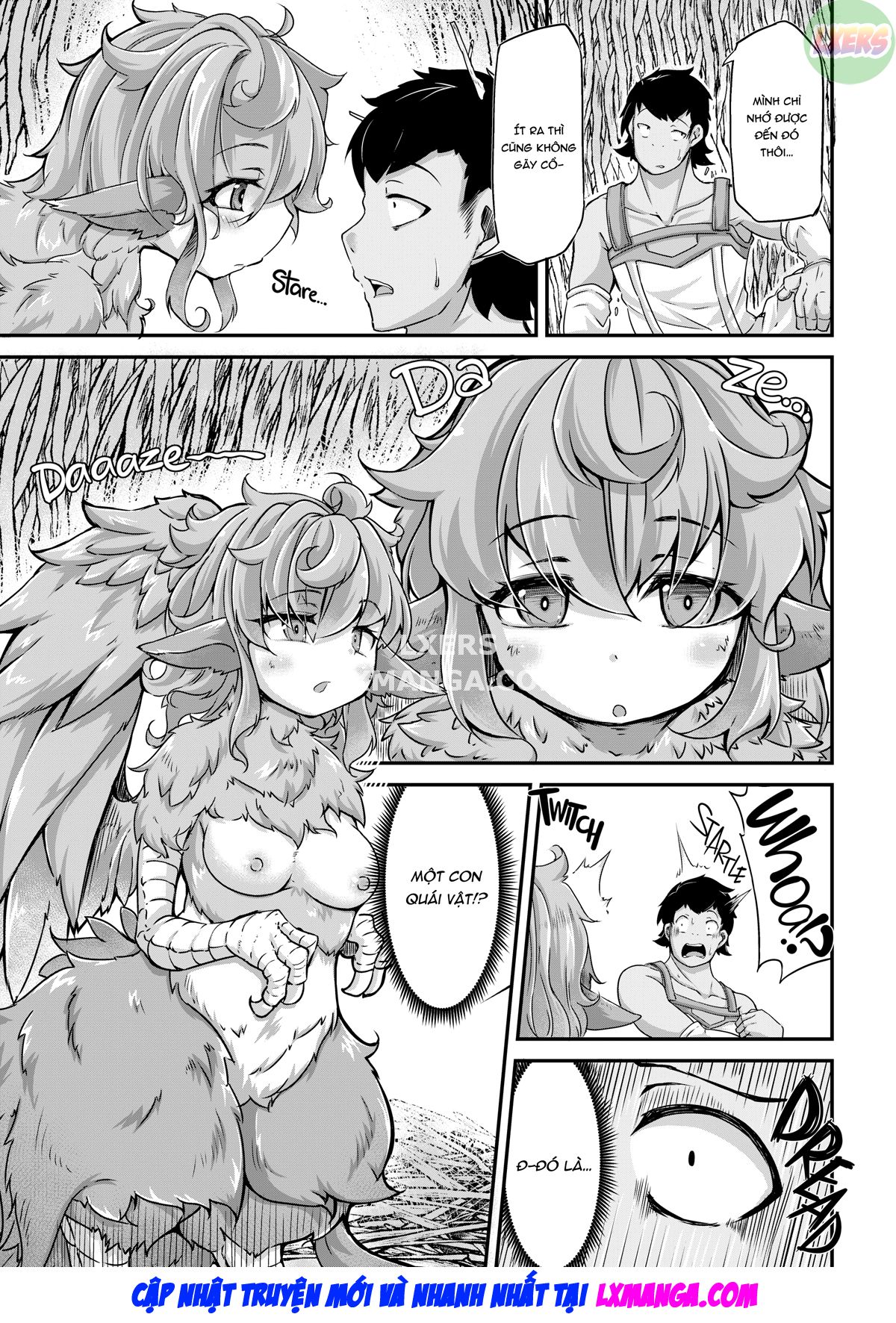 Đọc truyện hentai Tái thiết!? Thụ tinh giữa các loài - Chap 4