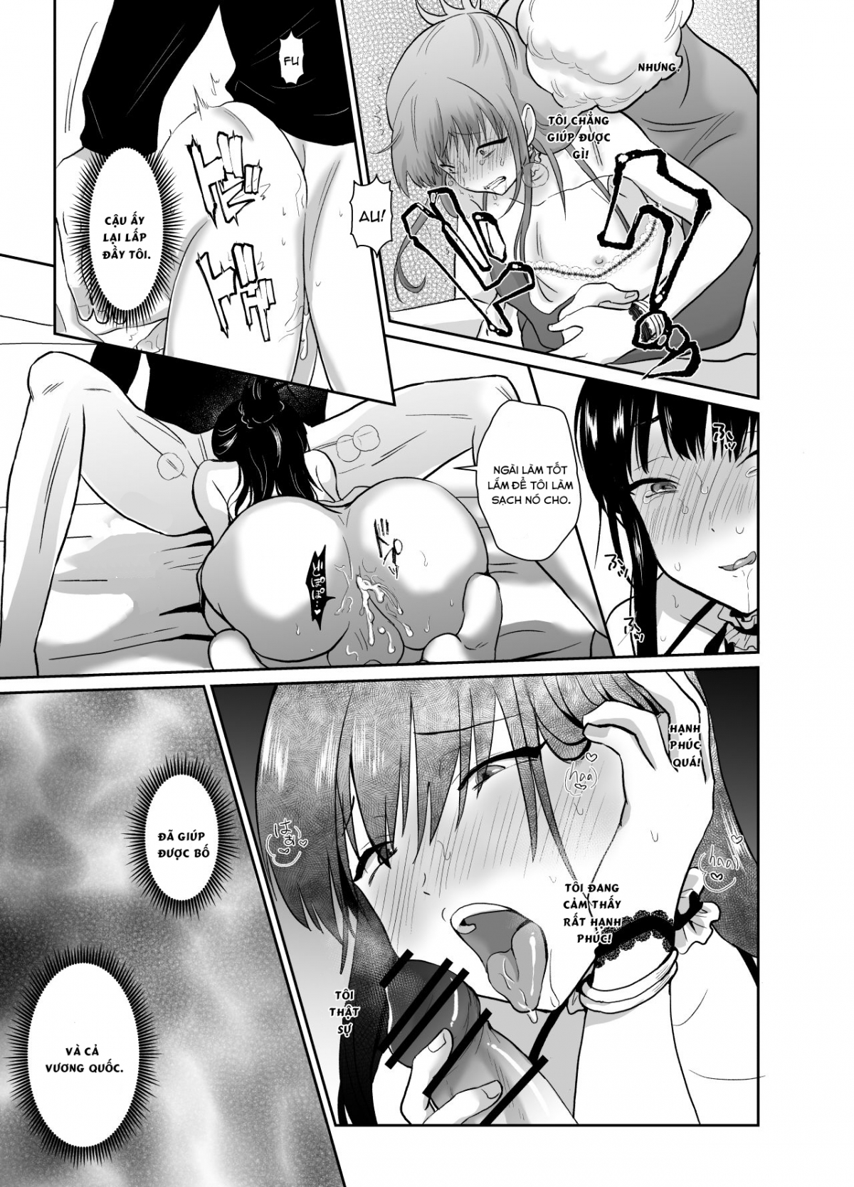 Đọc truyện hentai Kawaisou na Ouji-sama wa Warui Mahou de Oshiro no Mesu Benki ni Sarete Shimaimashita - Chap 1