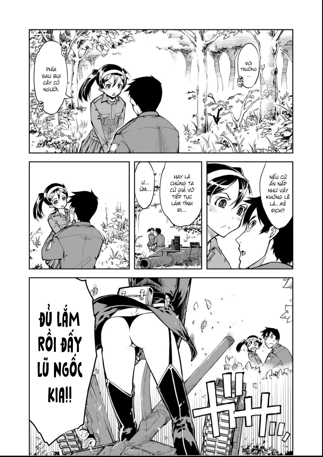 Đọc truyện hentai Những thiếu nữ chiến xa - Chiến tuyến số 2
