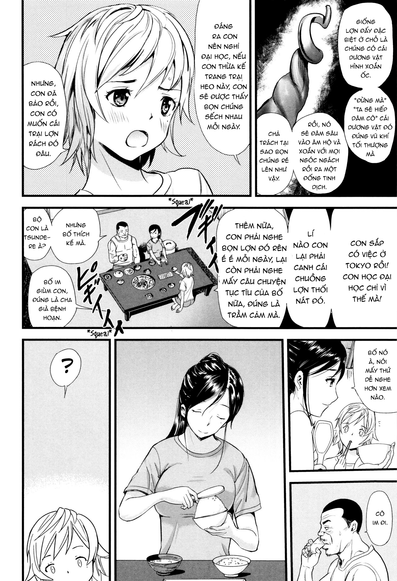 Đọc truyện hentai Mẹ con nhà lợn - Oneshot