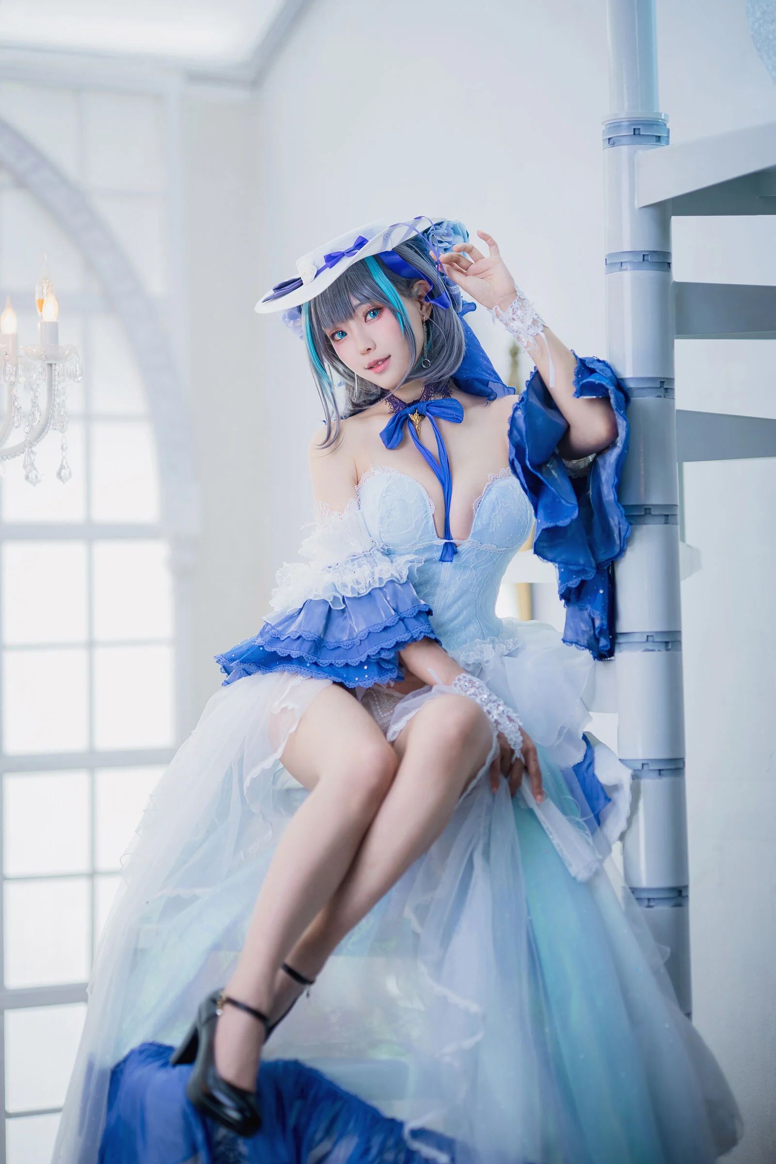 Đọc truyện hentai Tuyển tập Albums siêu phẩm Cosplay - Chap 365 - ely - cheshire dress