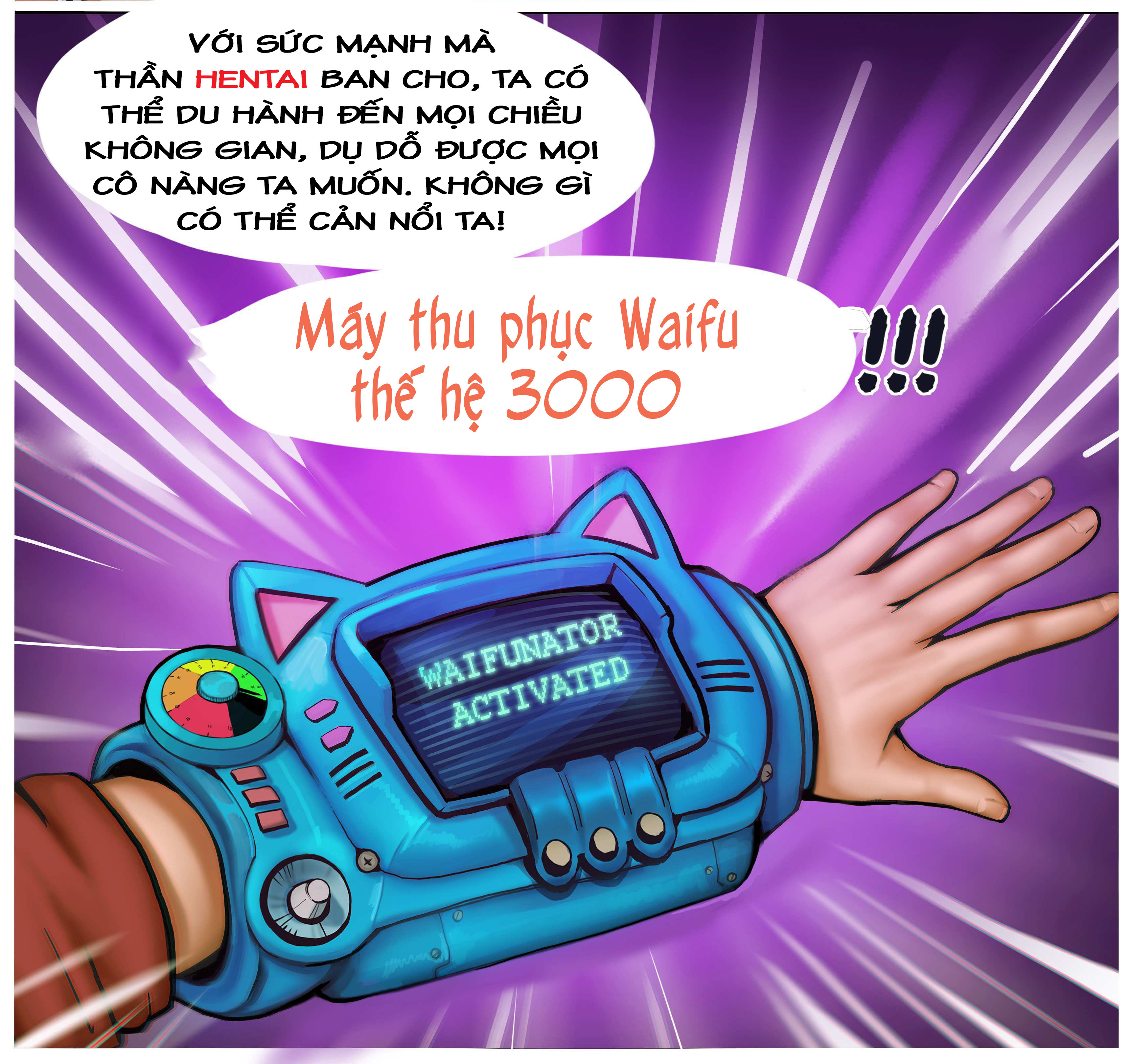 Đọc truyện hentai Máy thu phục Waifu - Tập 1- Gwen