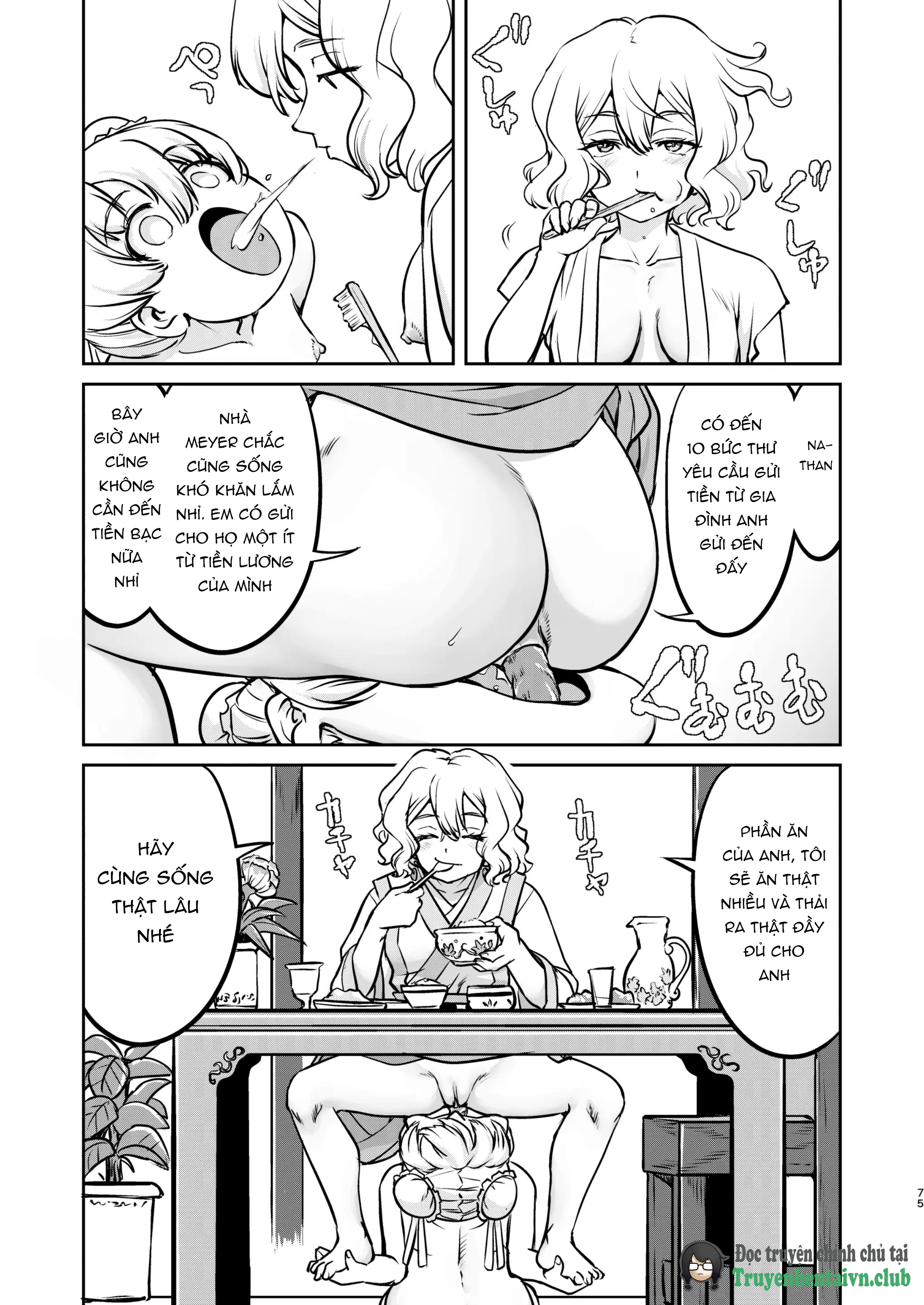 Đọc truyện hentai Isekai TS Ouji o Tasuketa Dake Nanoni Trance Hen - Oneshot