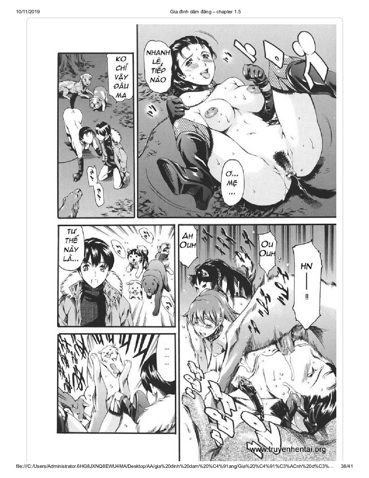 Đọc truyện hentai Katei no Jijou - Chap 2