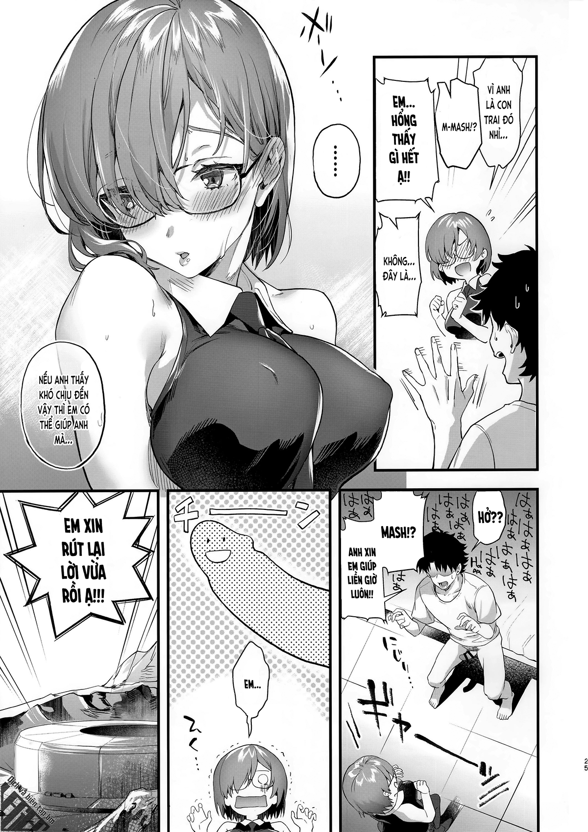 Đọc truyện hentai Mash những ngày mới cưới (FGO) - Oneshot