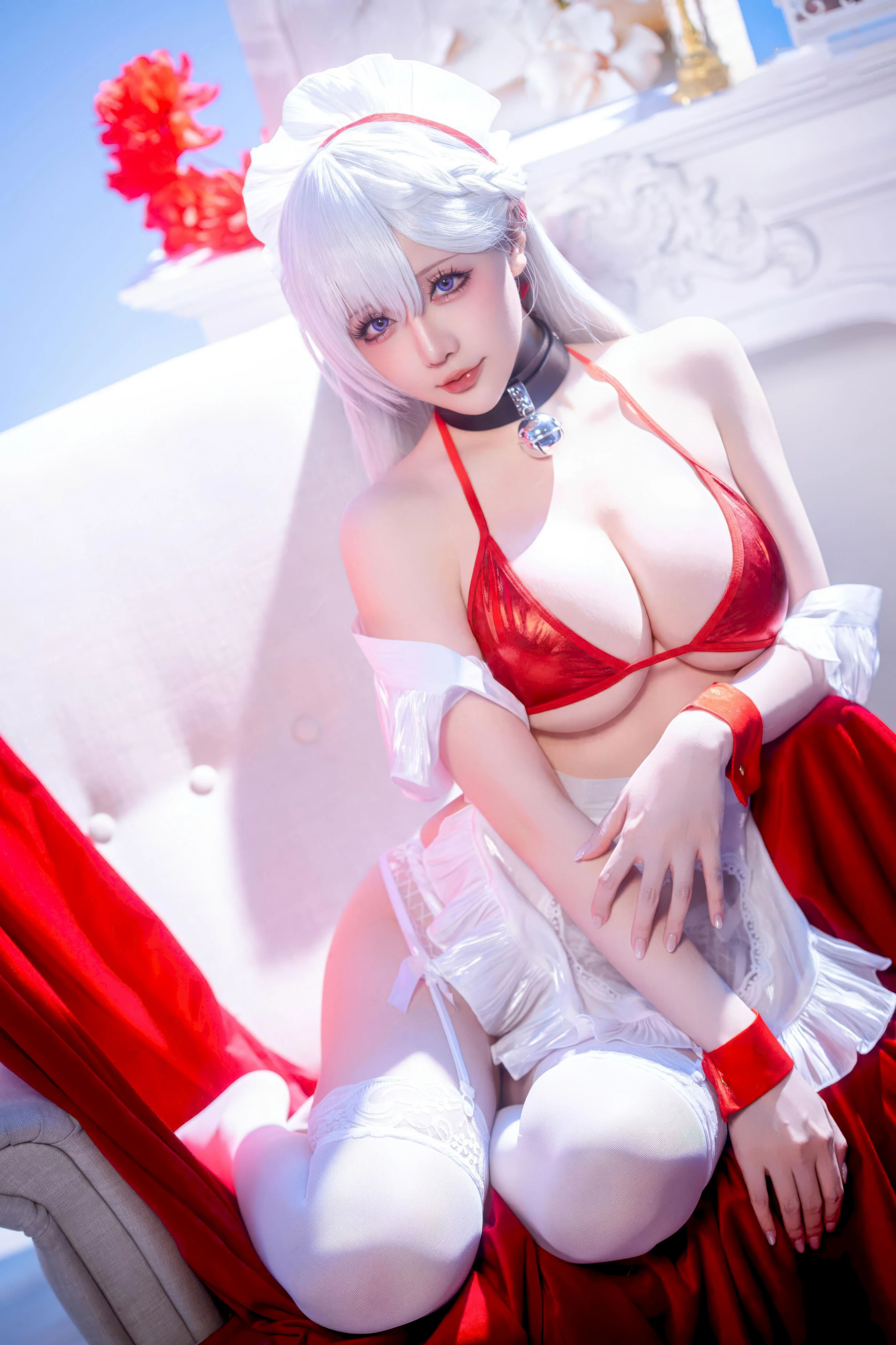 Đọc truyện hentai Tuyển tập Albums siêu phẩm Cosplay - Chap 1434 - Starry Night - (First Half) Azur Lane Belfast