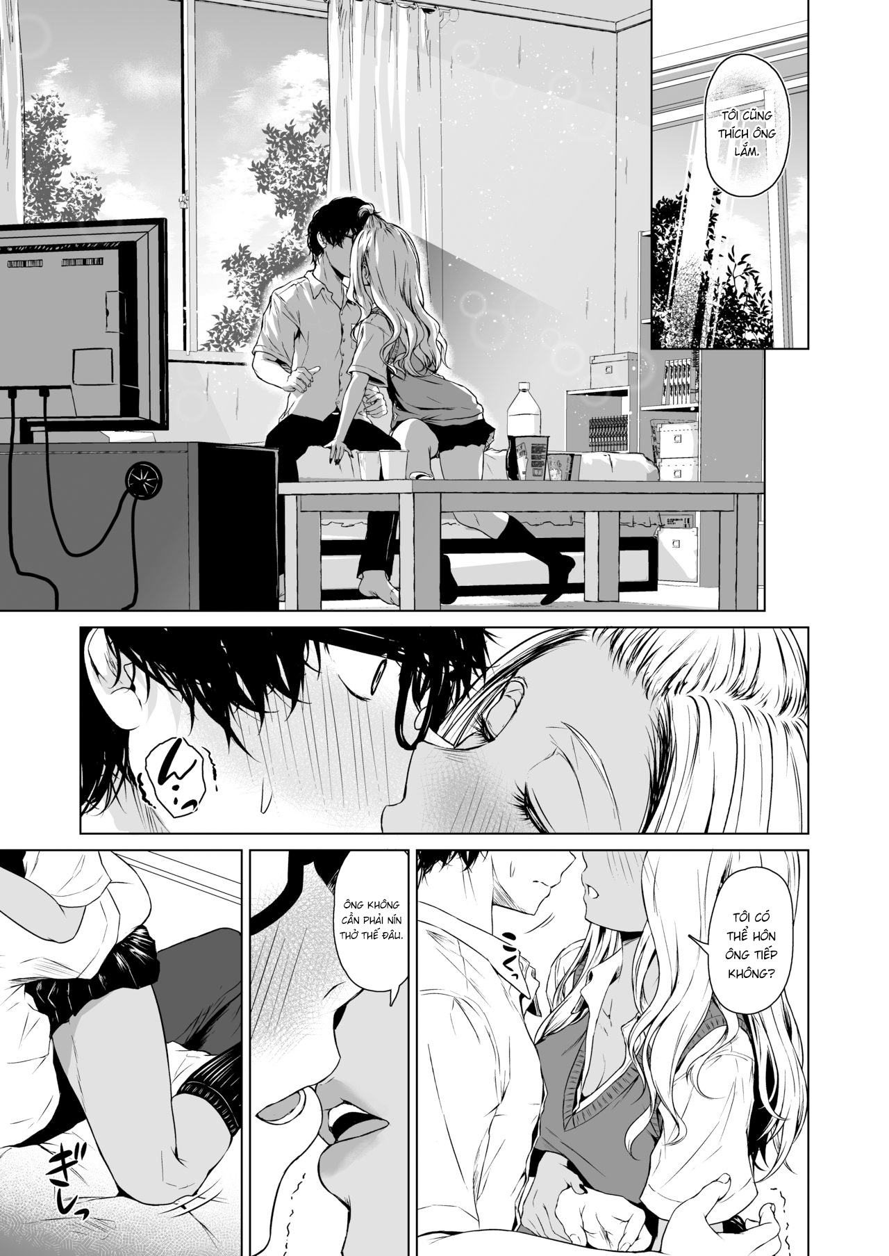 Đọc truyện hentai Một tuần dài tìm hiểu nhau của cô nàng gyaru và anh chàng nhát gái - Chap 2
