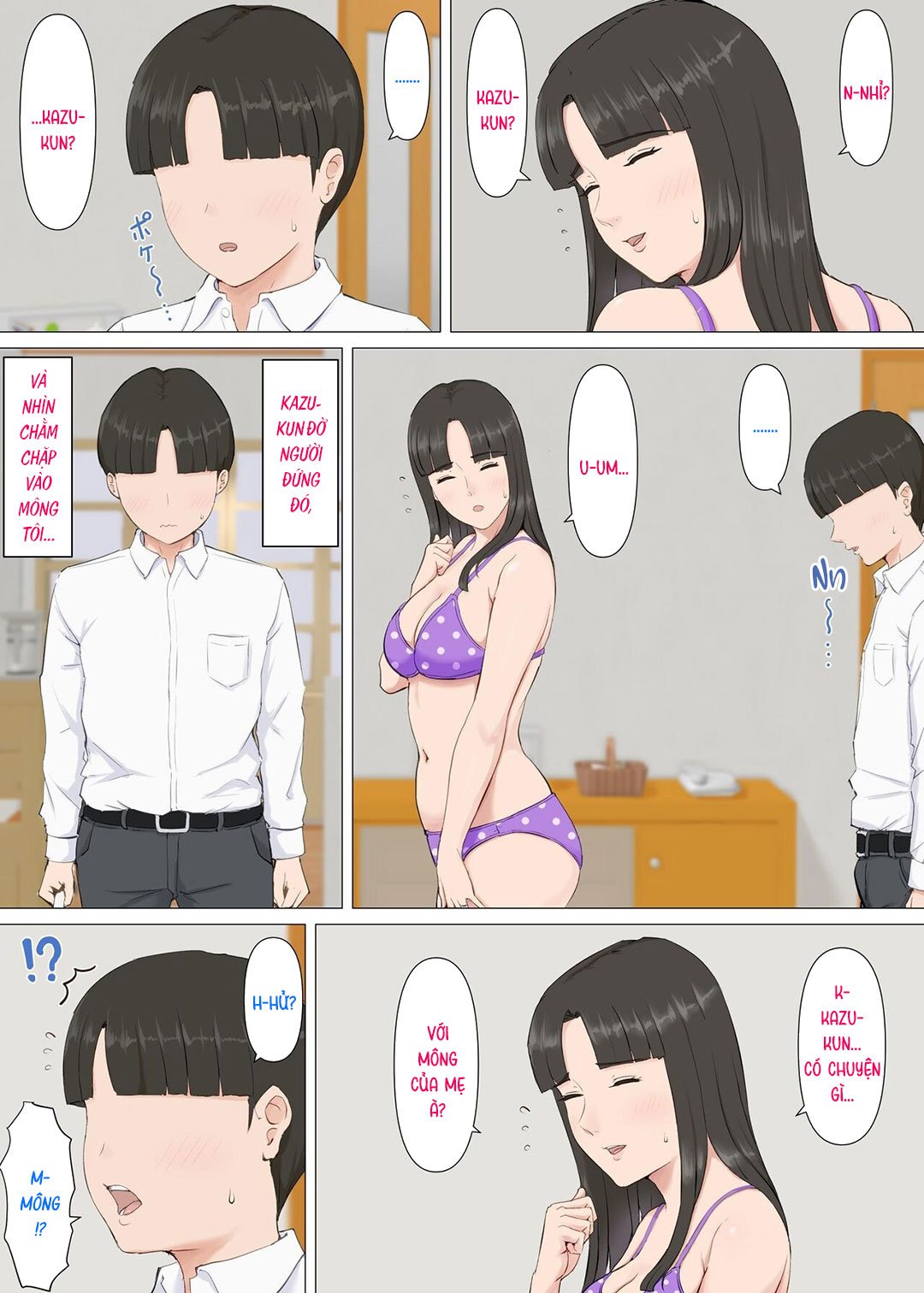 Đọc truyện hentai Kazu-kun và mẹ - Oneshot