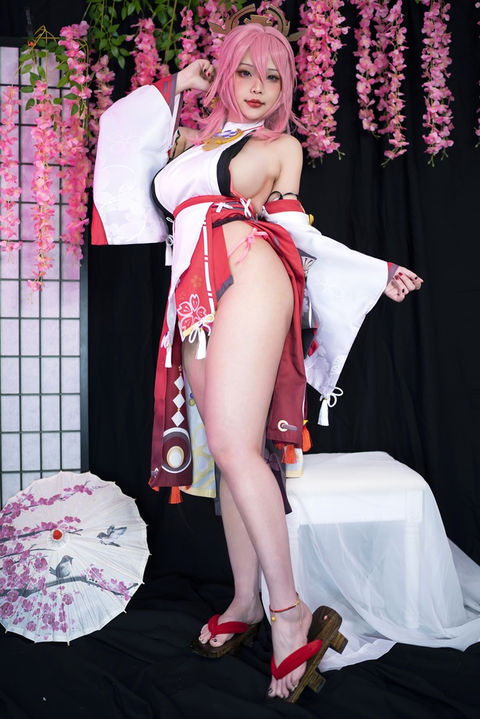 Đọc truyện hentai Tuyển tập Albums siêu phẩm Cosplay - Chap 122 - Hana Bunny – Yae Miko