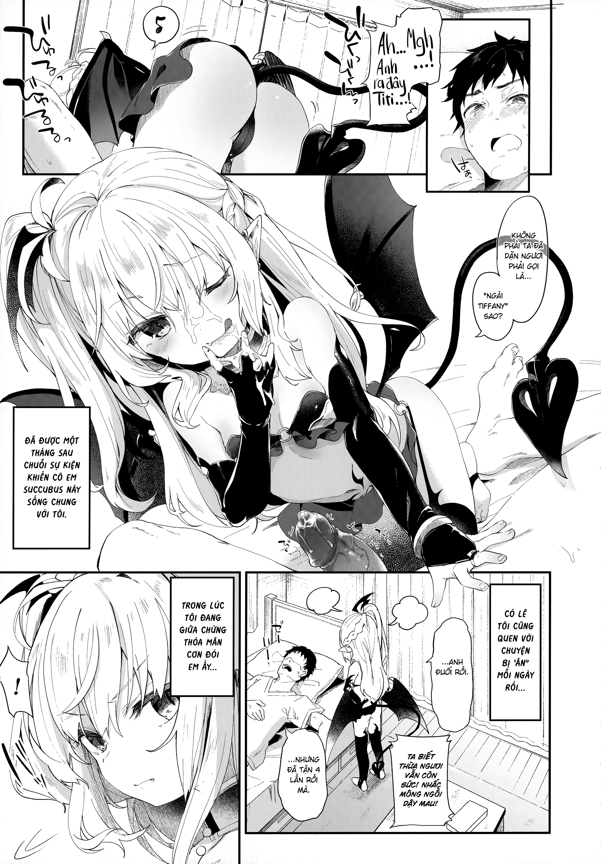 Đọc truyện hentai Nô Lệ Của Tiểu Succubus - Chap 2