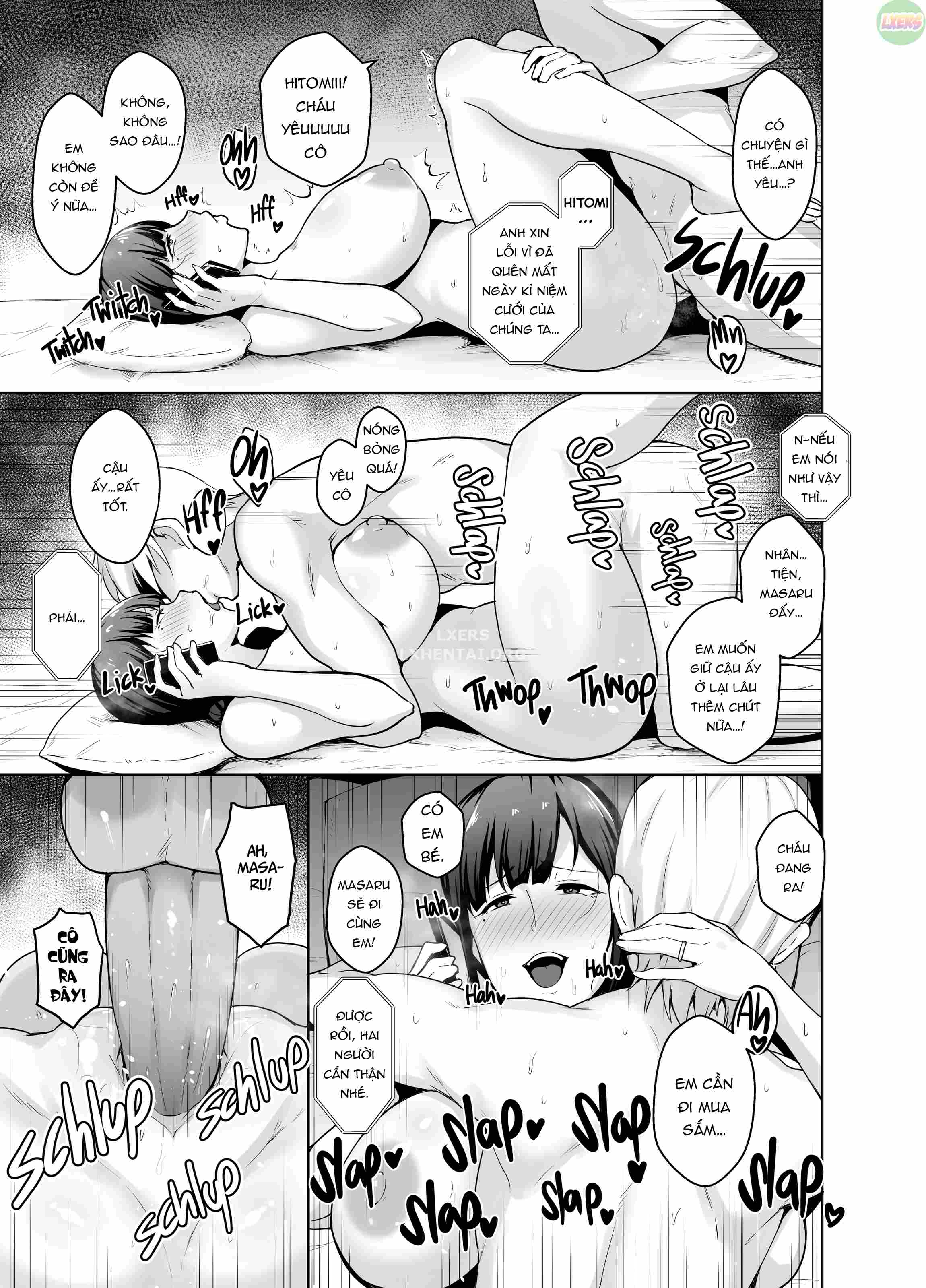 Đọc truyện hentai Netorareta Bakunyuu Seiso Zuma Hitomi - Oneshot - Không che