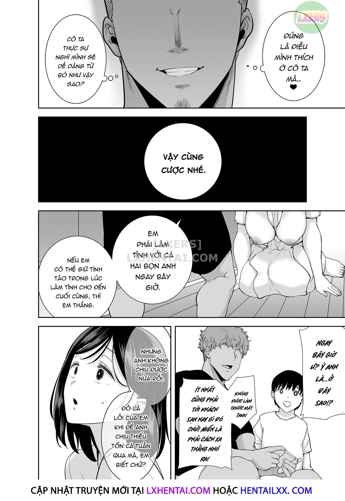 Đọc truyện hentai Natsuzuma ~Natsu, Ryokan, Nanpa Otoko-Tachi Ni Ochita Tsuma~ - Chap 4 - Không che