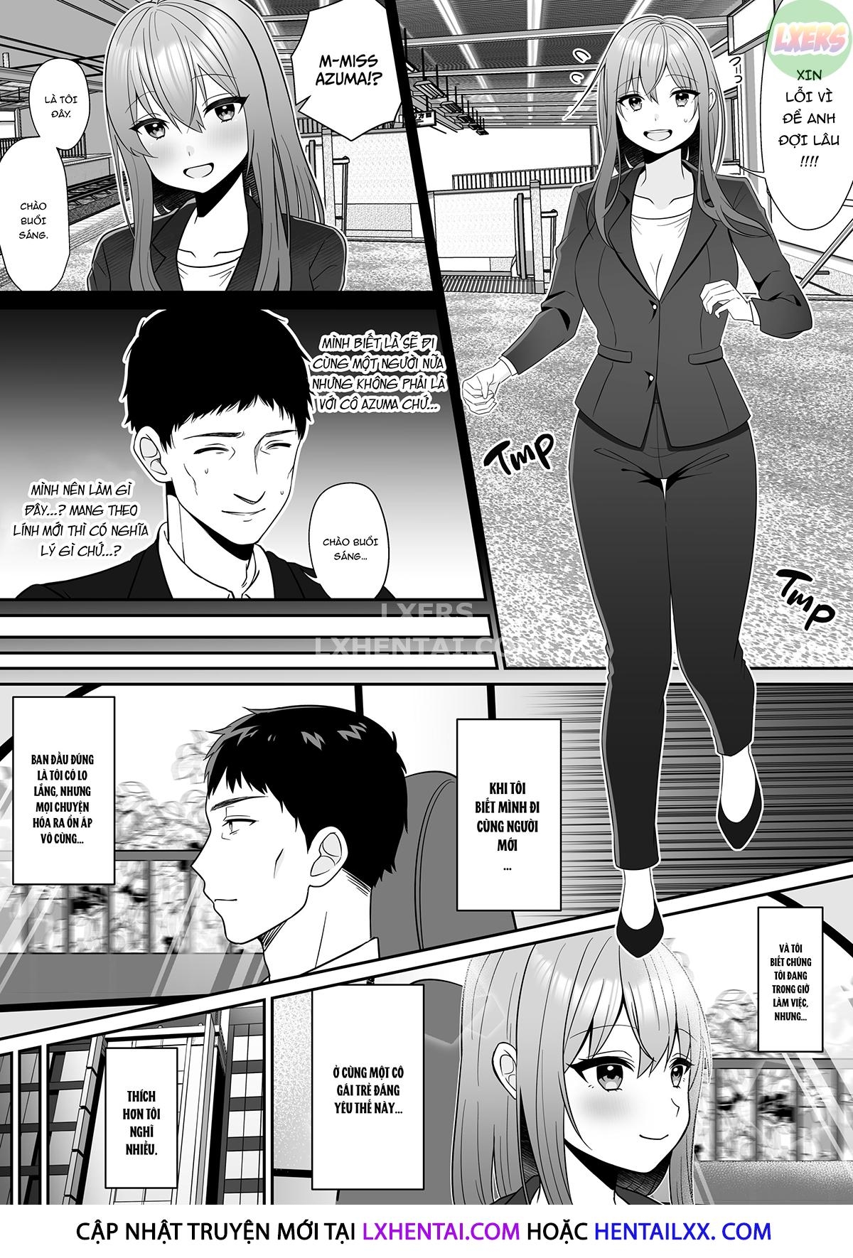 Đọc truyện hentai Pussy Training for a Busty Newbie Office Lady - Oneshot