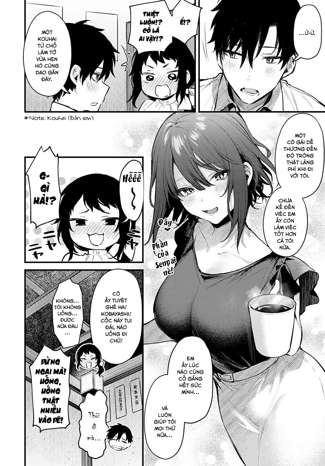 Đọc truyện hentai Kouhai Kanojo Tsujinaka-chan no Oshioki - Oneshot