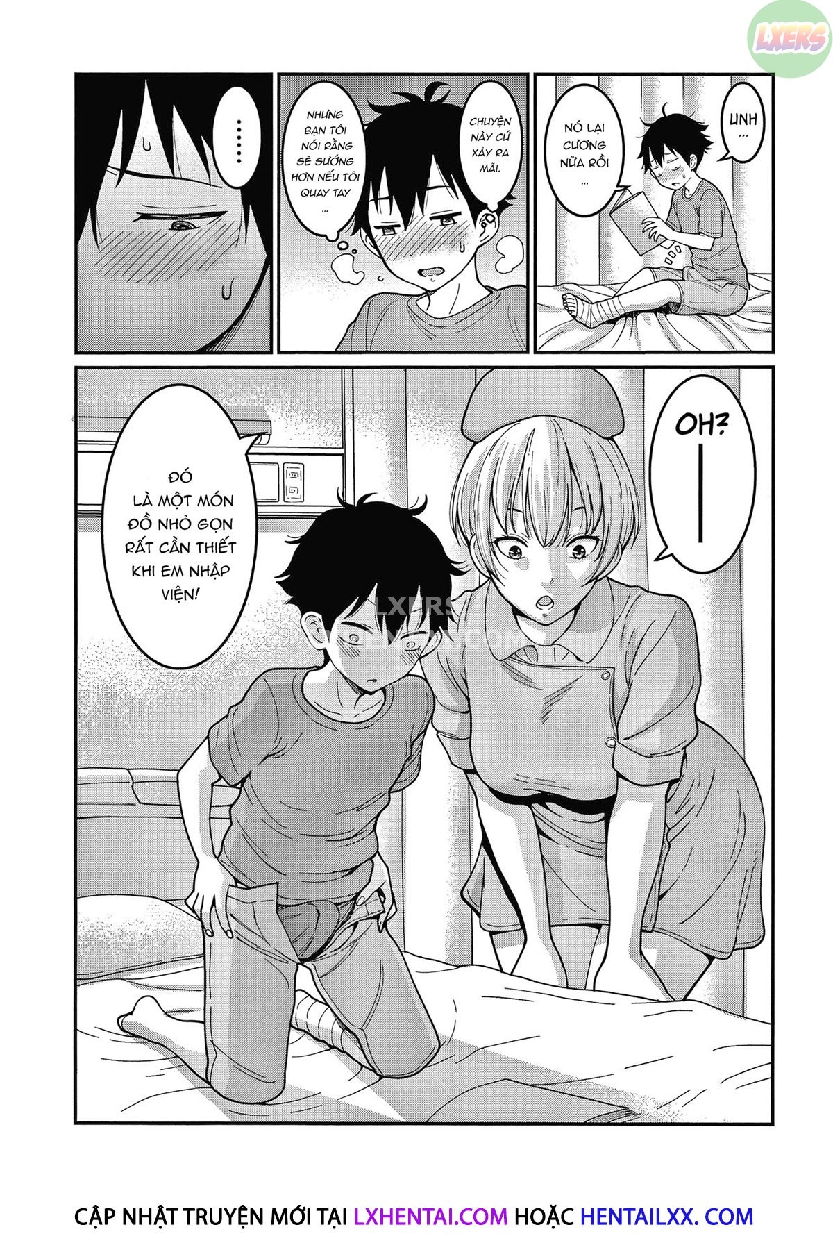 Đọc truyện hentai OneShota Ward 24 Hour Care Harem Hospitalization Life - Chap 1