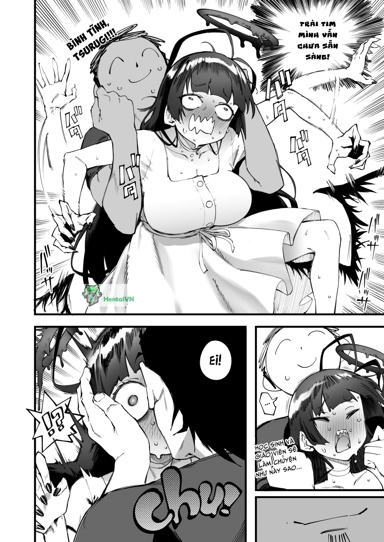 Đọc truyện hentai Tsurugi datte Seishun shitai | Even Tsurugi wants to experience youth - Oneshot