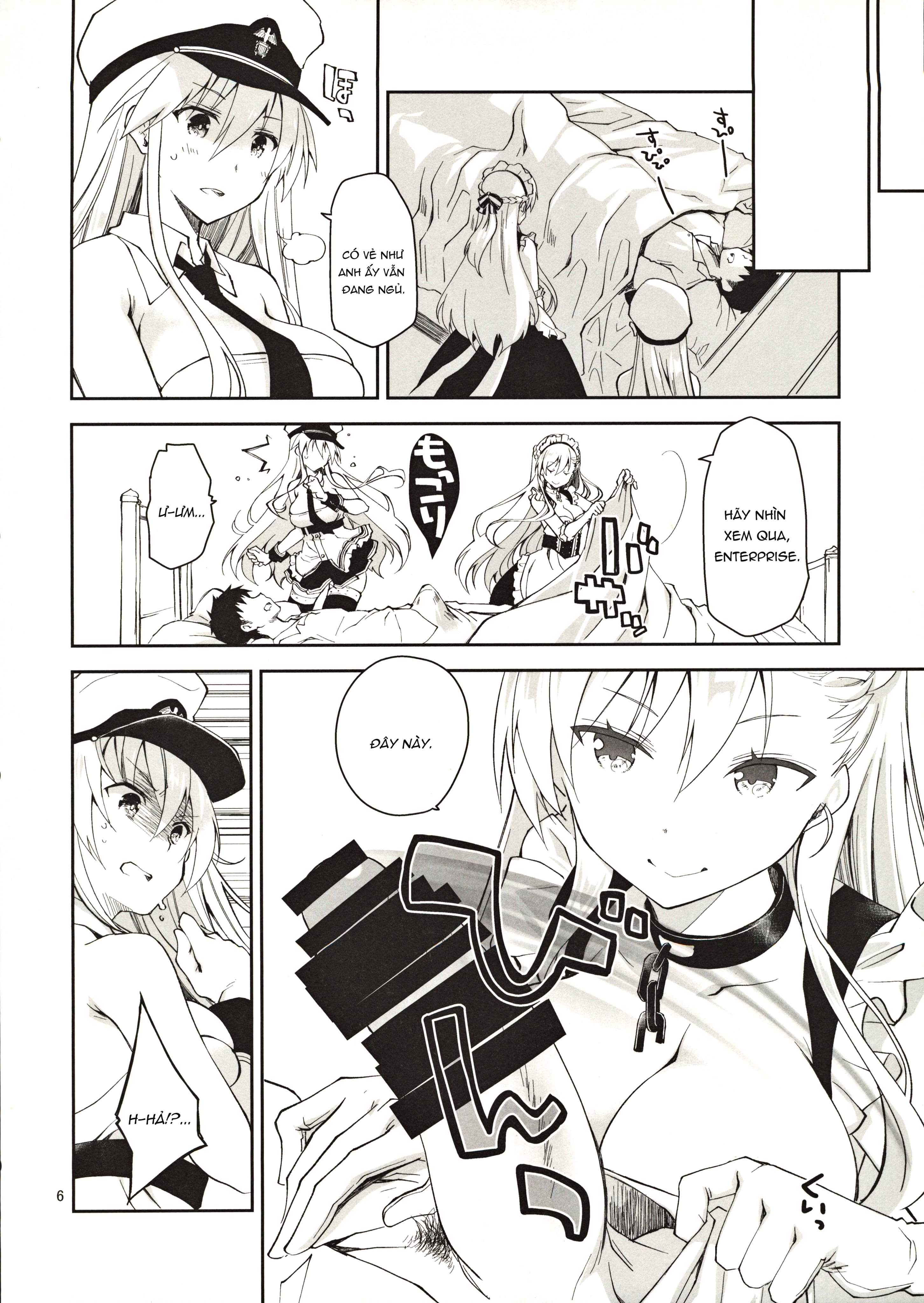 Đọc truyện hentai Nàng Hầu Enterprise ( Azur Lane ) - Oneshot