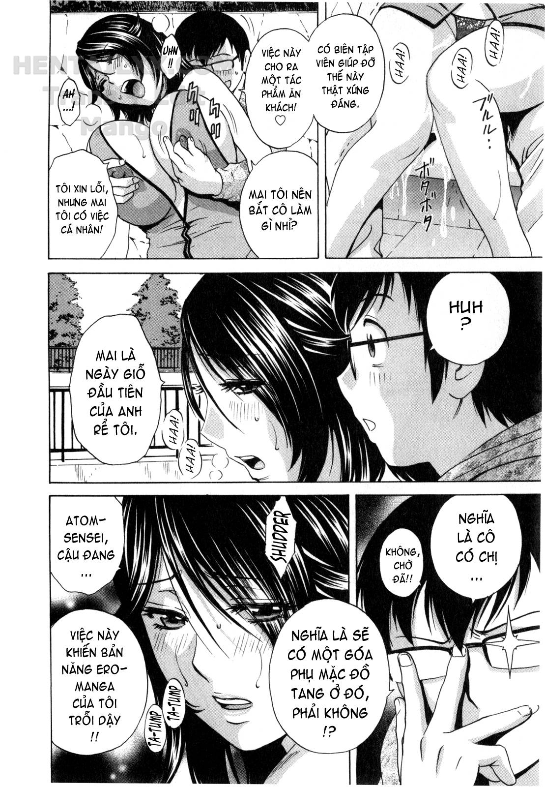 Đọc truyện hentai Life With Married Women Just Like A Manga - Chap 24
