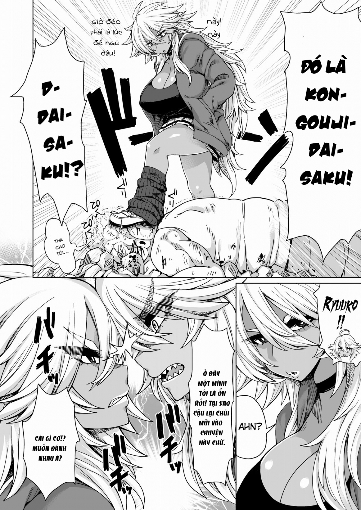 Đọc truyện hentai Futari no Kuro Gal Yankee - Oneshot