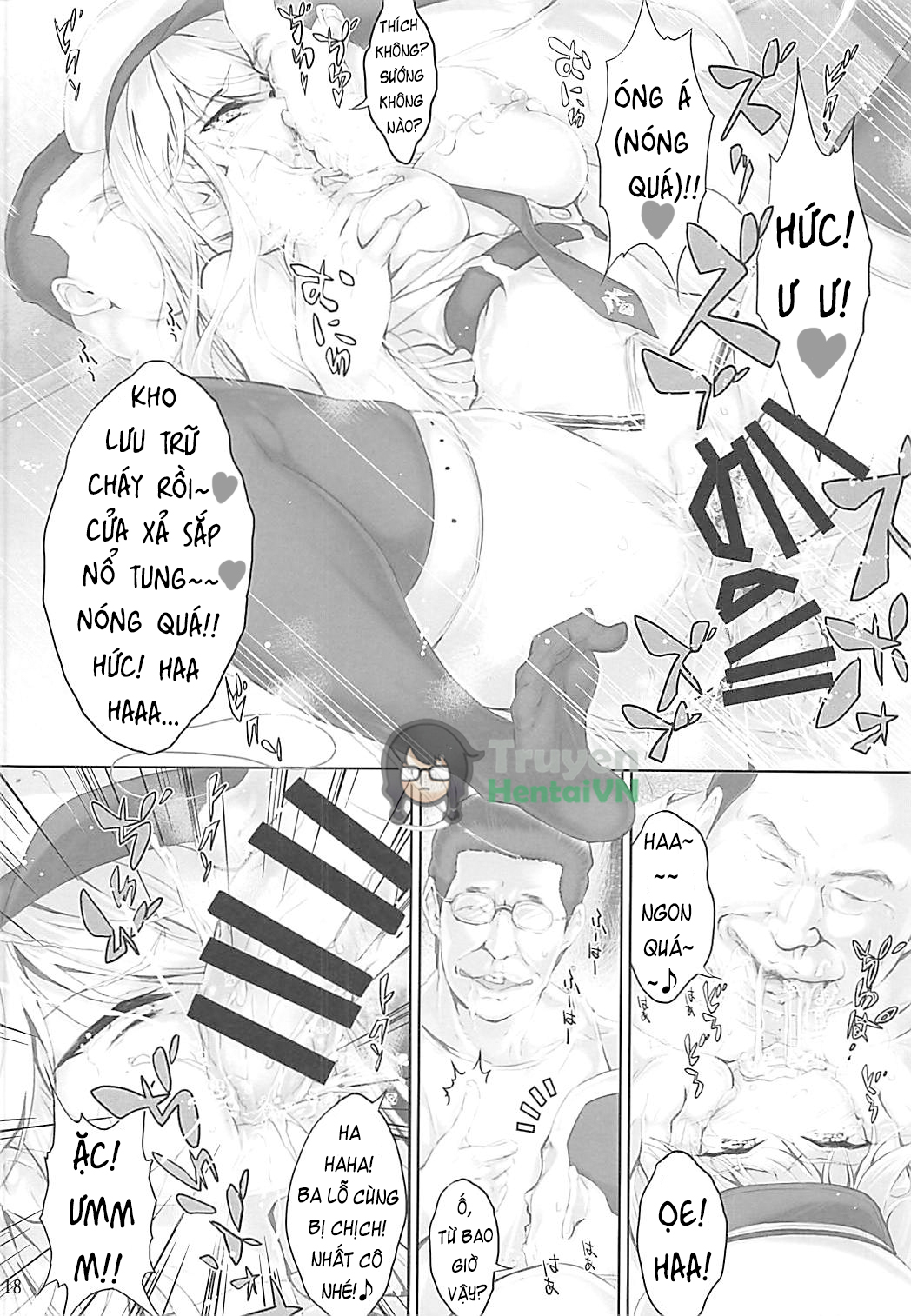 Đọc truyện hentai Saikyou Kuubo no Enpri-sama mo Gisou o Hazuseba Chuunen Yamatohou no Hyoutekikan - Oneshot