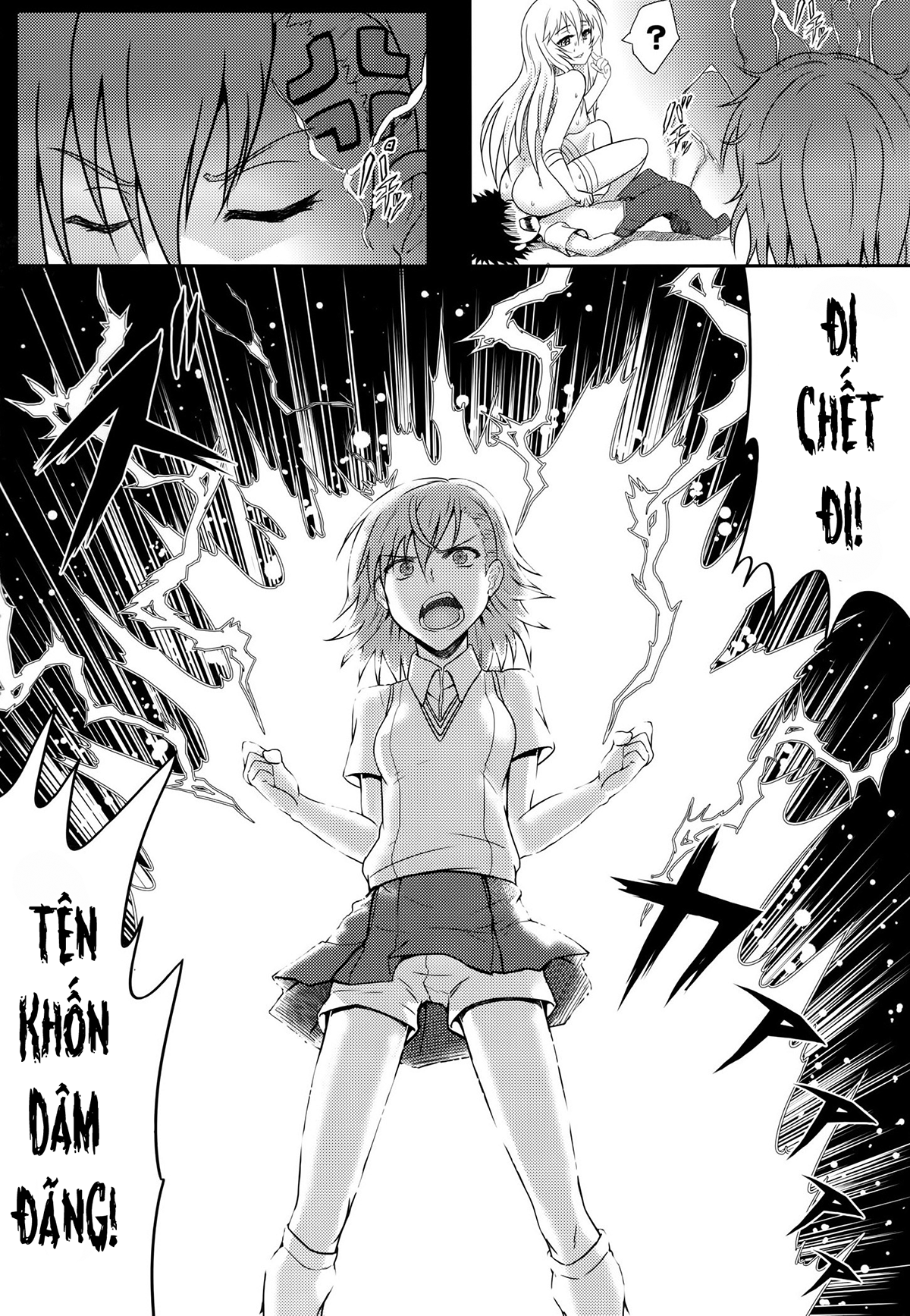 Đọc truyện hentai MikoMisa và Anh Chàng Bất Hạnh (Toaru Kagaku no Railgun) - Oneshot