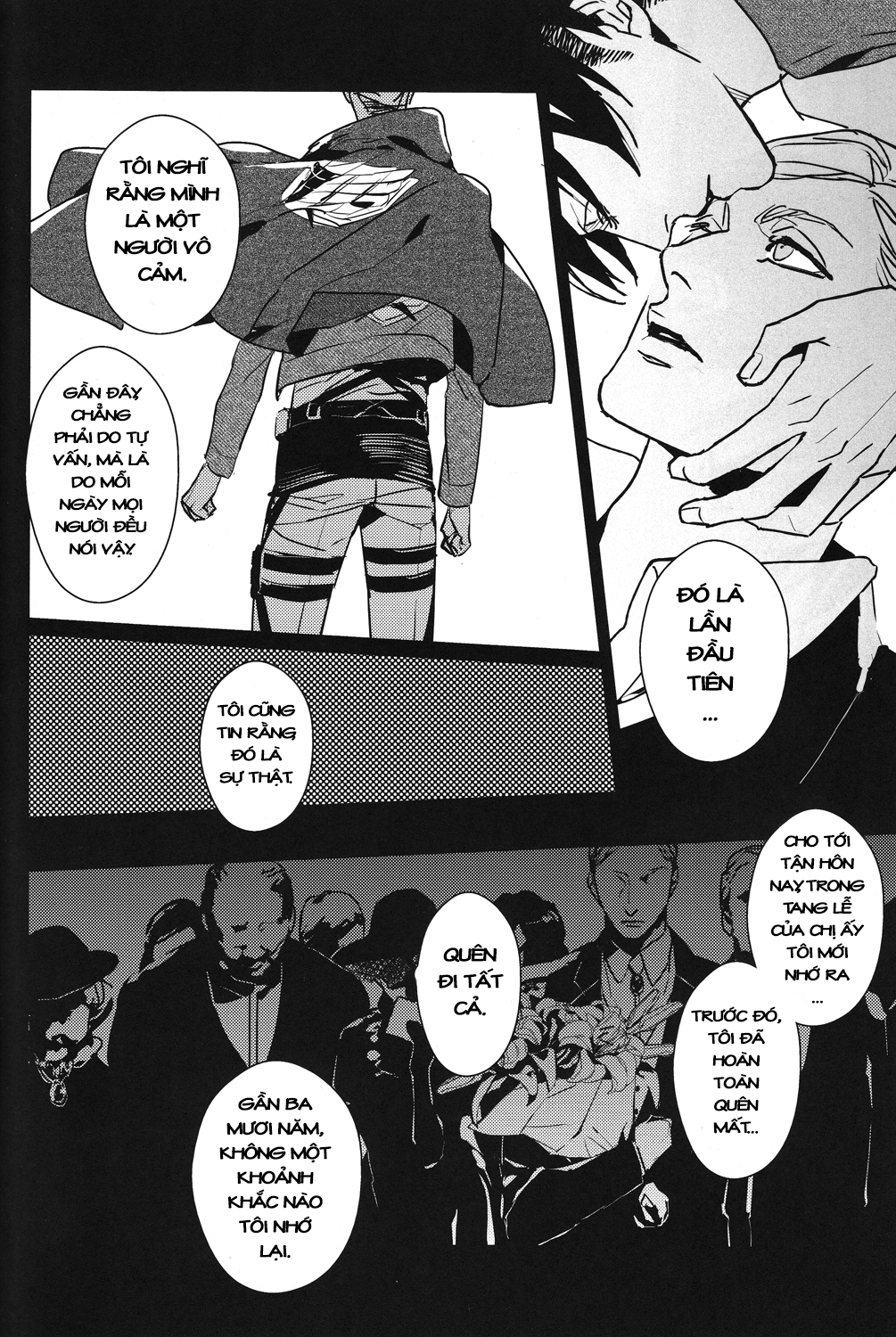 Đọc truyện hentai Icarus ga Nishi no Hate (Shingeki no Kyojin) - Oneshot